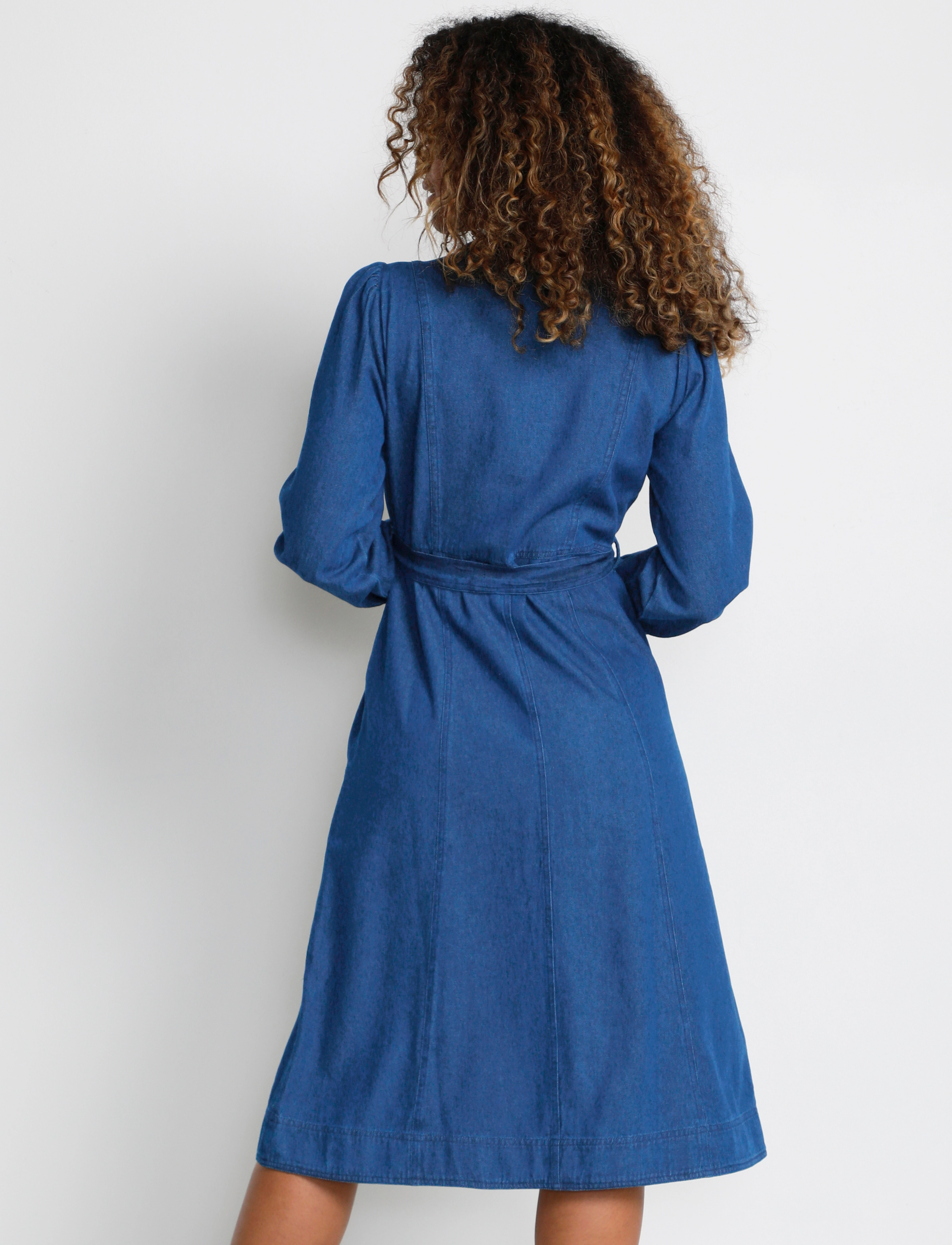 Cream - CRMorana Denim Dress - Zally fit - dark blue denim - 4