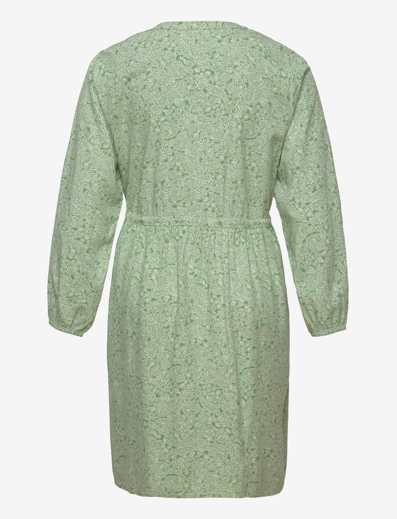 Cream - CRVimma Short Dress - Zally Fit - minikleidid - flourite green paisley - 1