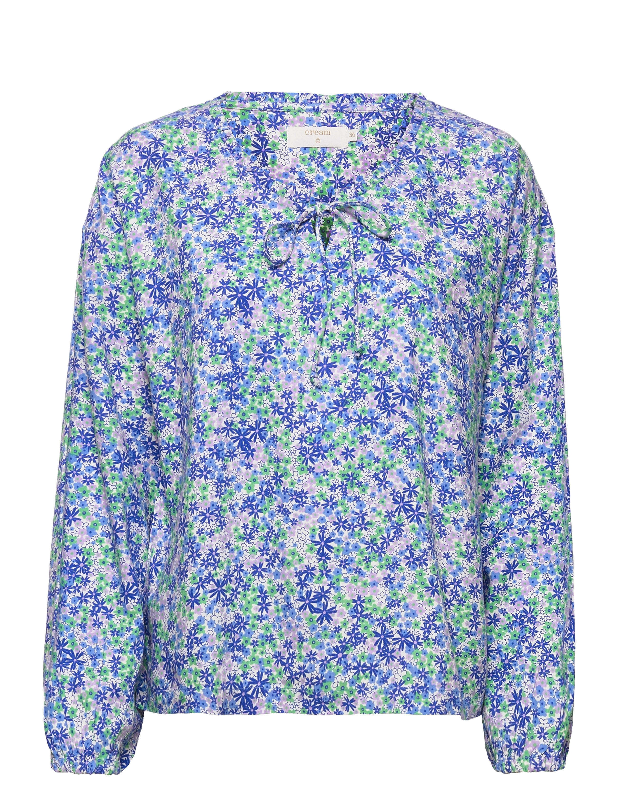 Cream - CRVimma Blouse - blue ditsy flower - 0