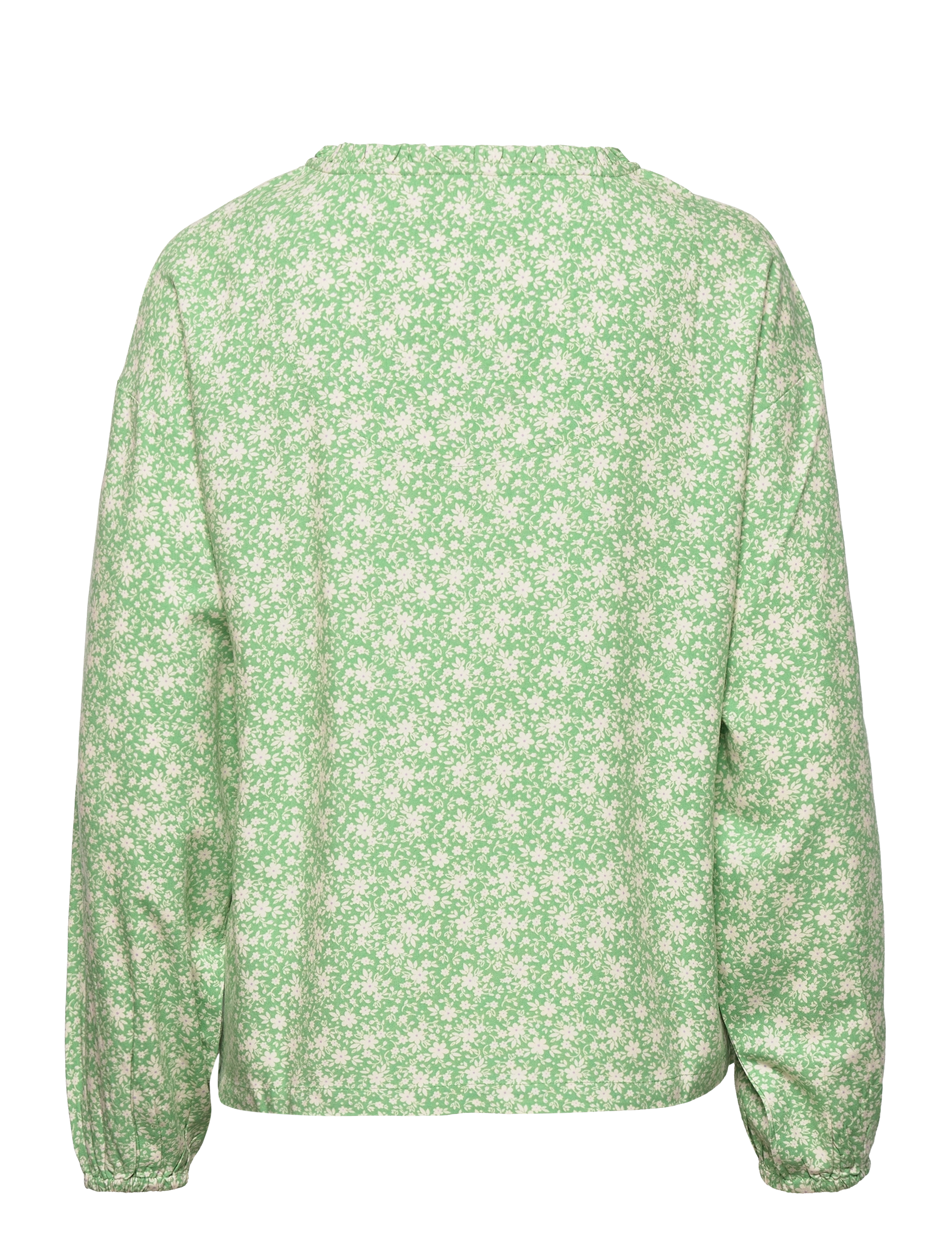 Cream - CRVimma Blouse - green flower field - 1