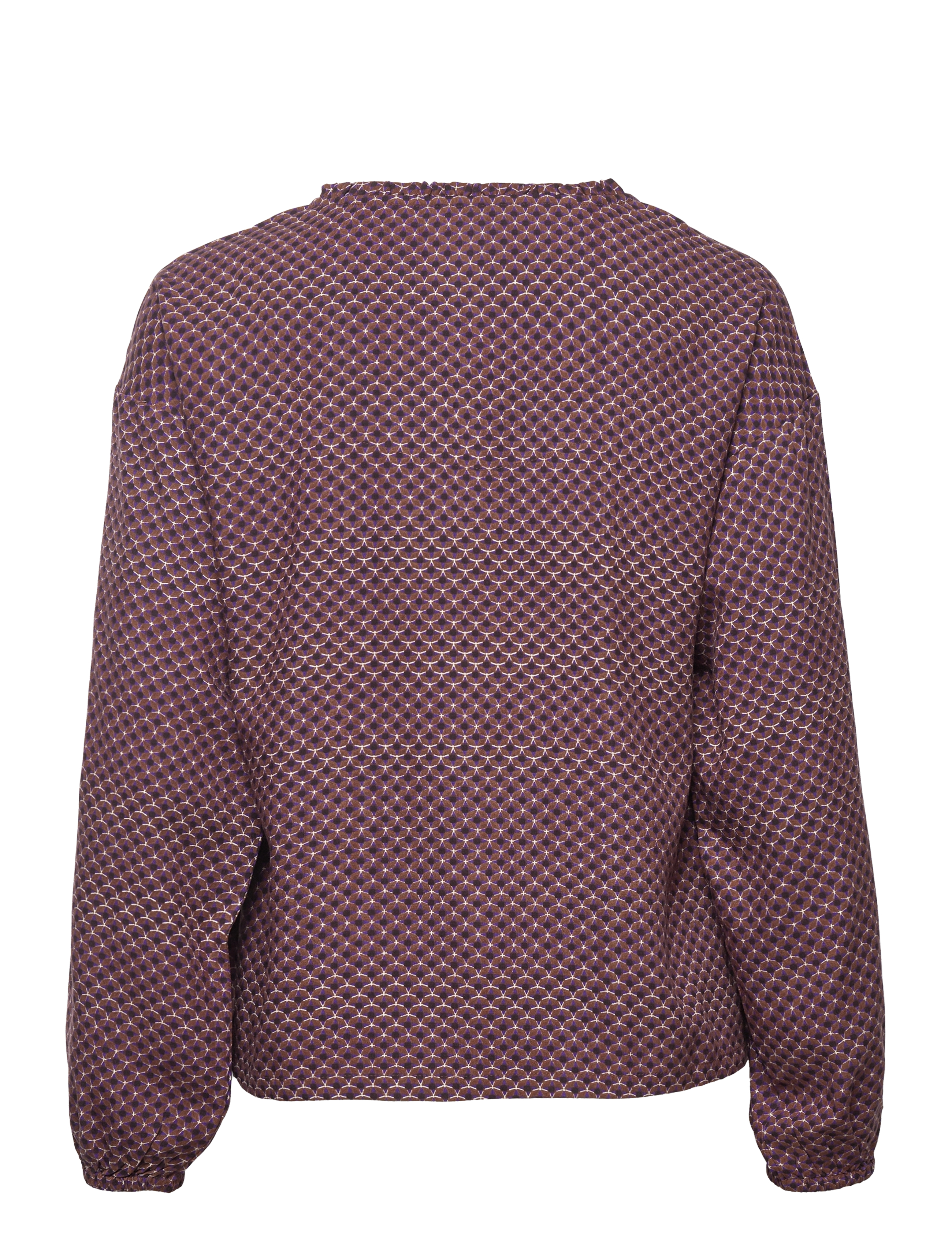 Cream - CRVimma Blouse - ultra violet geo - 1