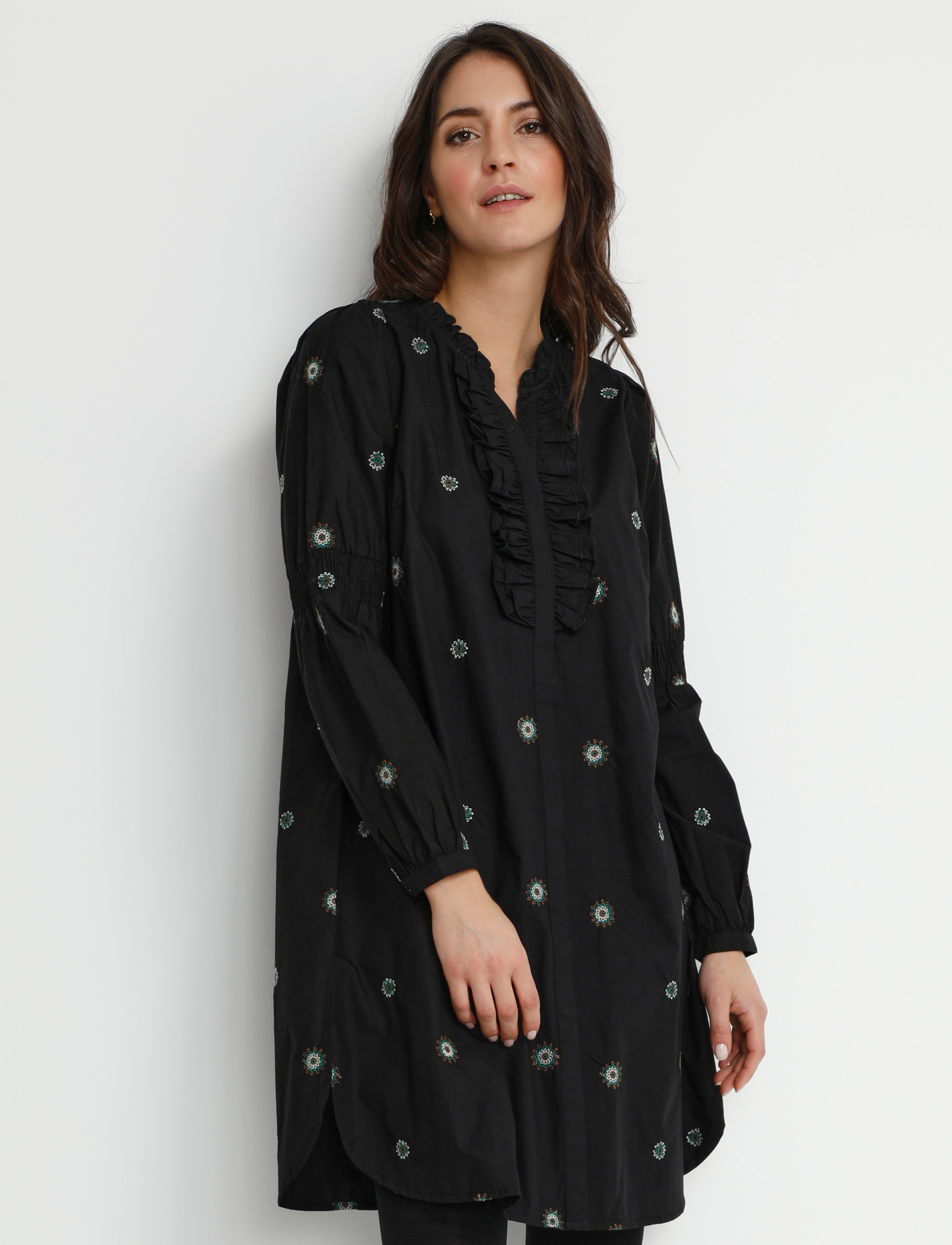 Cream - CRLimi Shirt Dress - Kim Fit - pitch black - 2