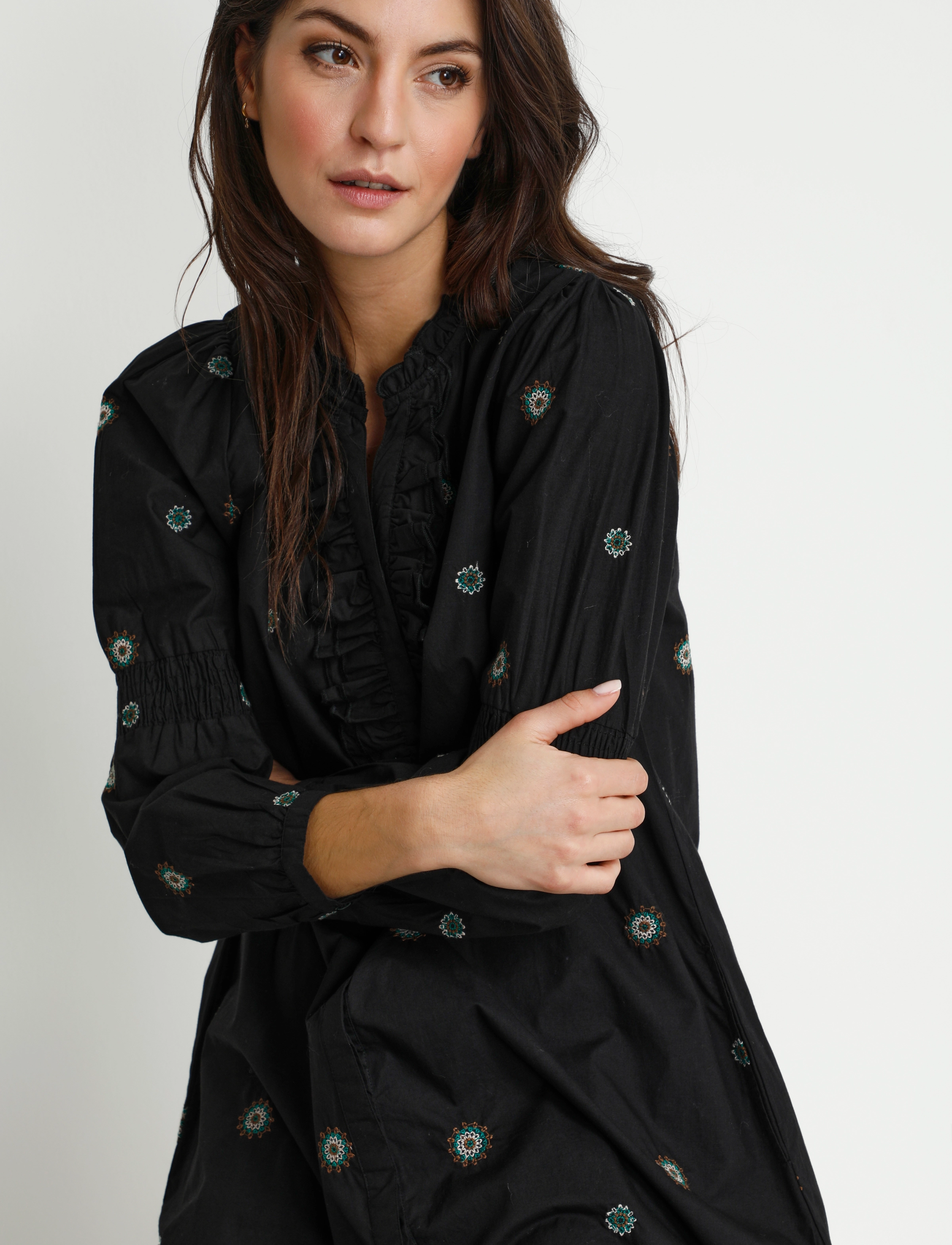 Cream - CRLimi Shirt Dress - Kim Fit - pitch black - 5