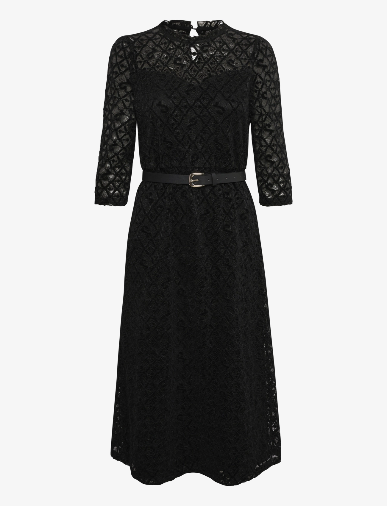 Cream CRGila Lace Dress - Zally Fit - Tøj - PITCH BLACK / black
