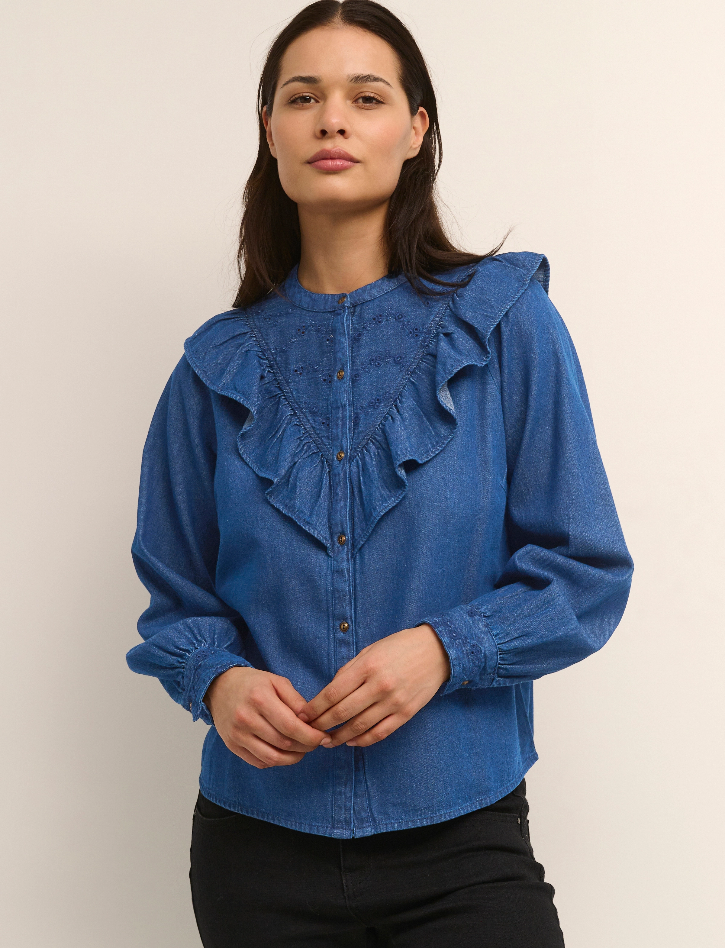 Cream - CRMorana Denim Blouse - dark blue denim - 2