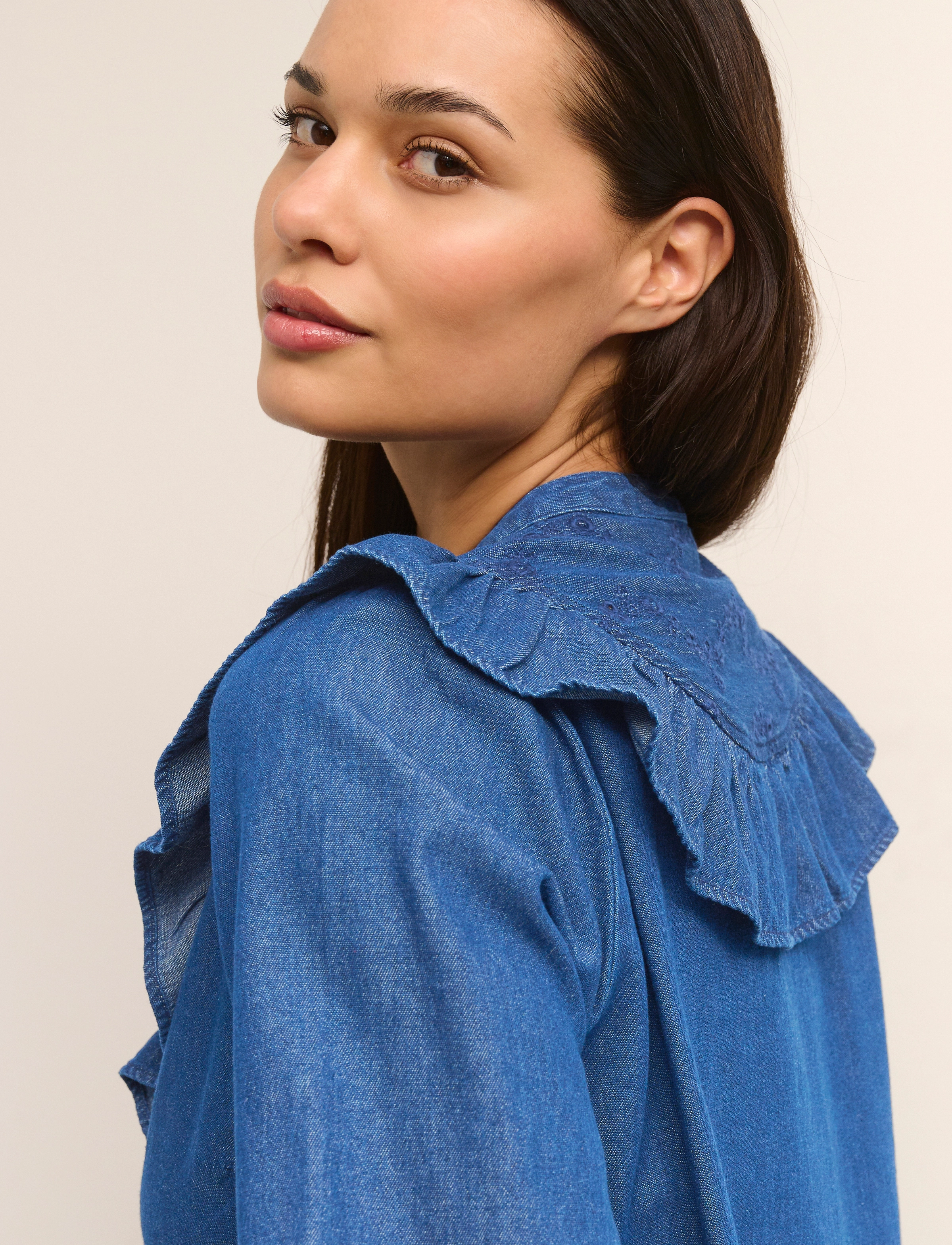 Cream - CRMorana Denim Blouse - dark blue denim - 5