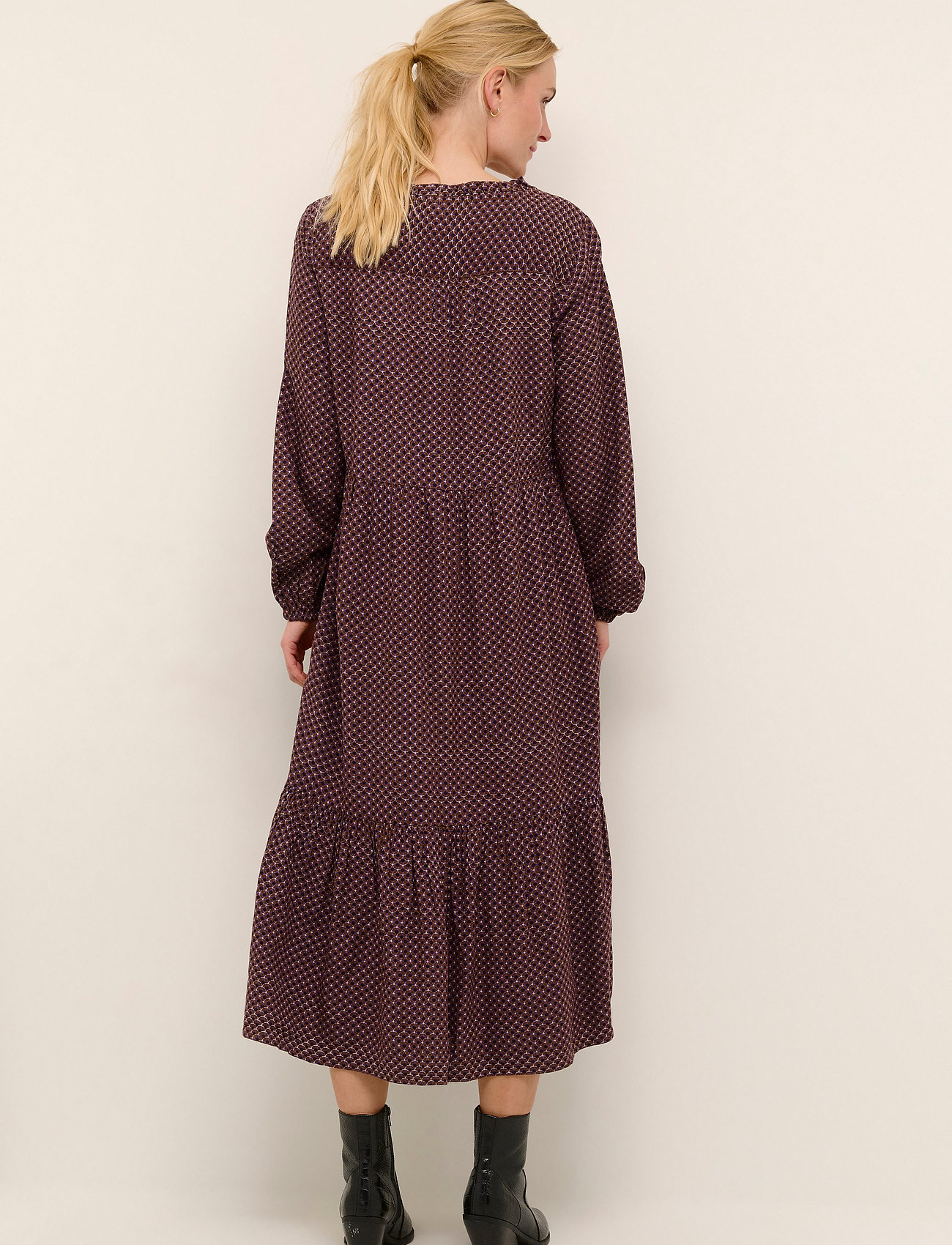 Cream - CRVimma Dress - Kim Fit - ultra violet geo - 3