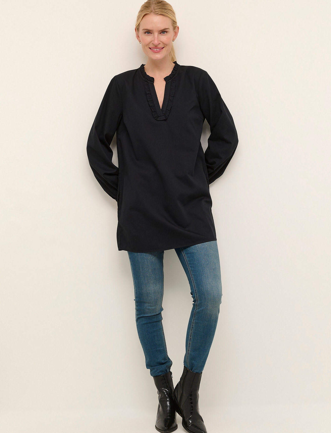Cream - CRMirna Tunic - pitch black - 3