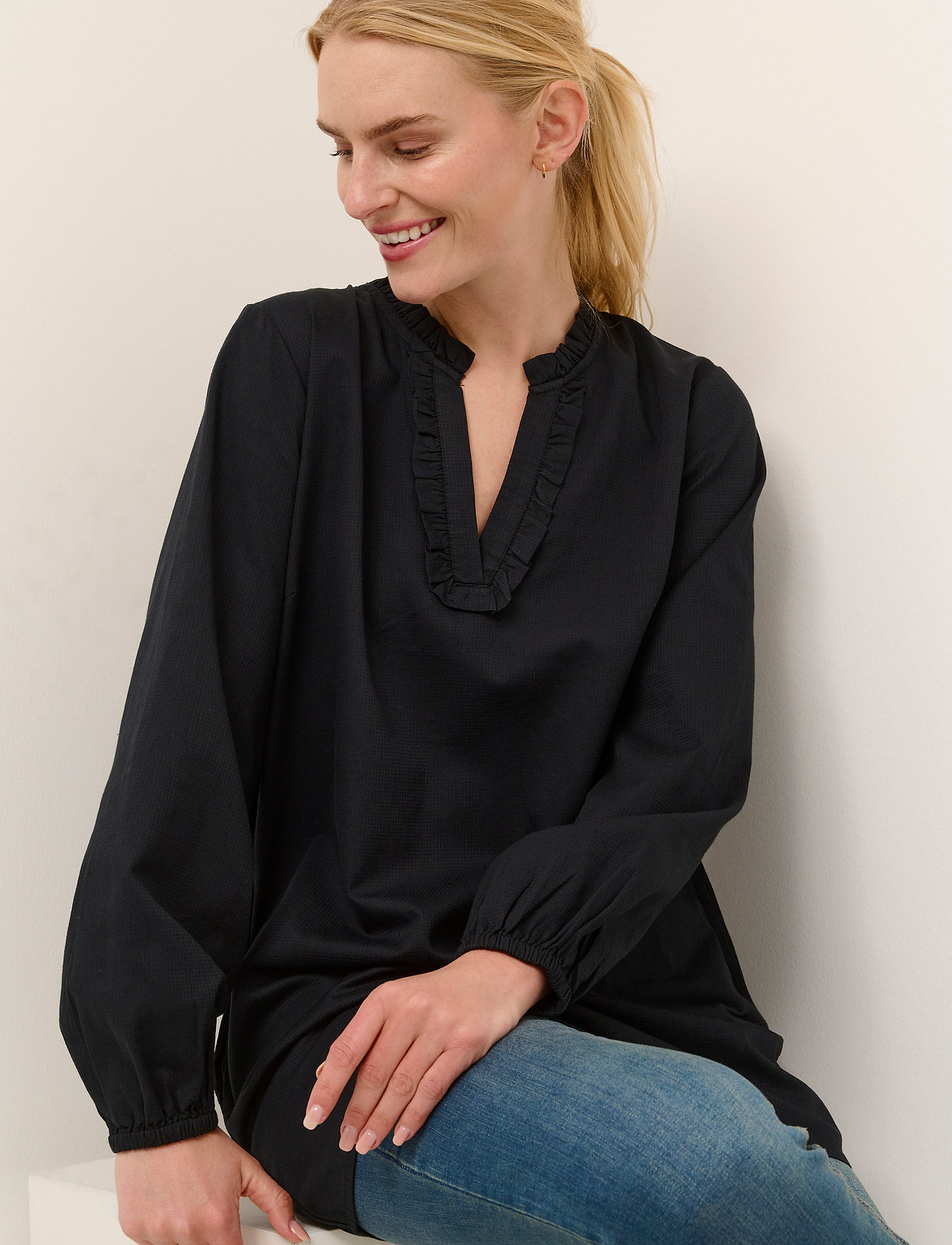 Cream - CRMirna Tunic - pitch black - 5