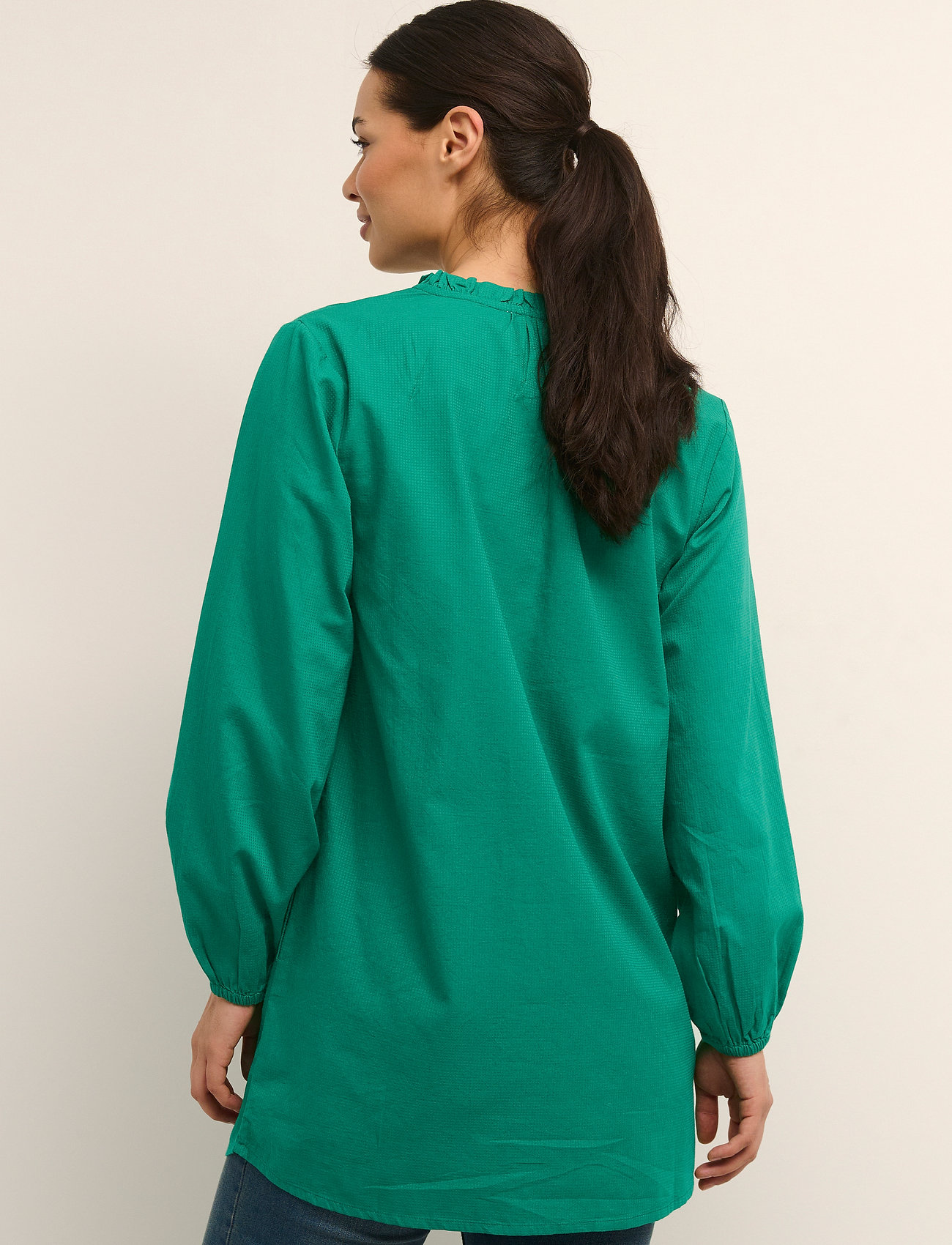 Cream - CRMirna Tunic - ultramarine green - 4