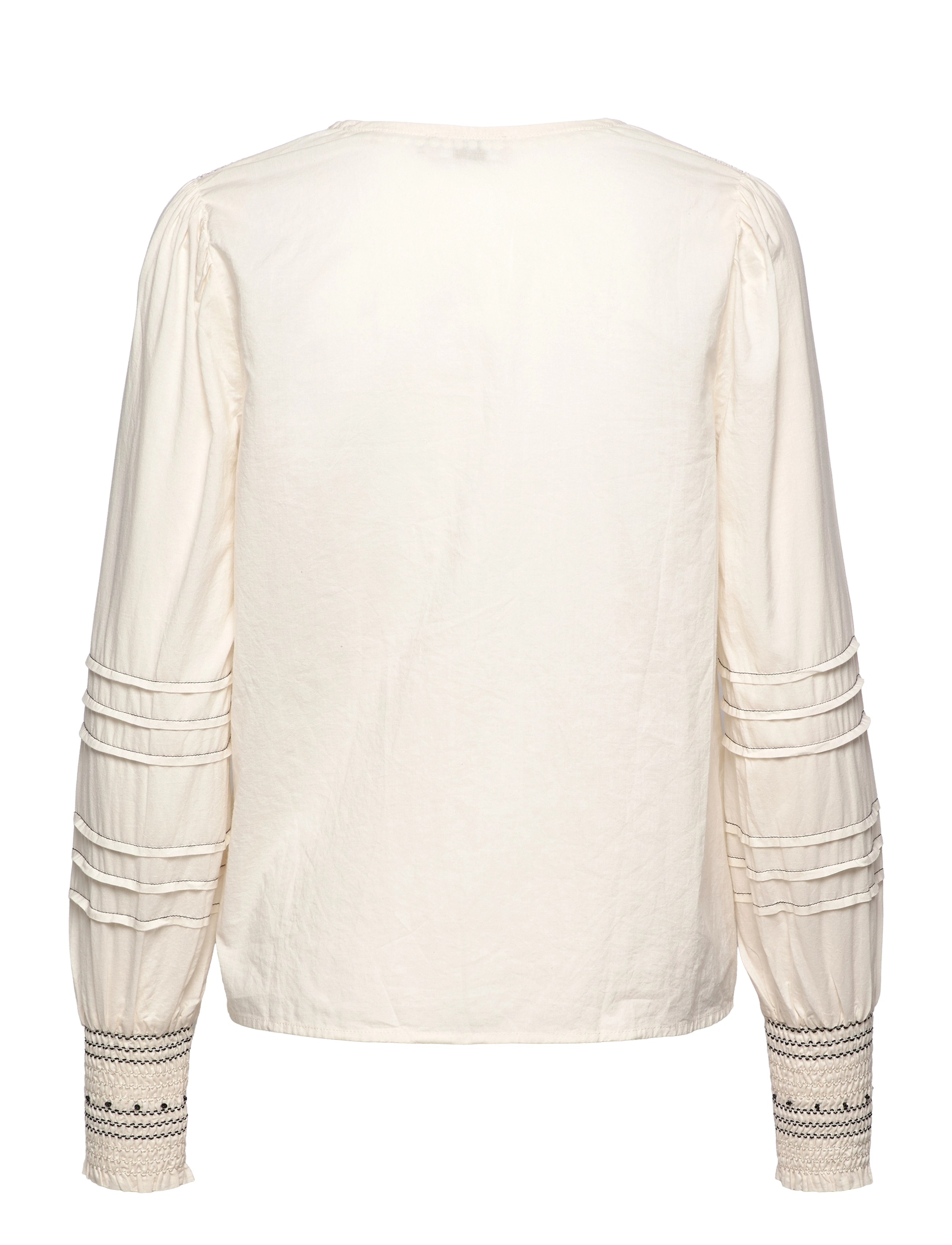 Cream - CRPaulo Blouse - pitkähihaiset puserot - eggnog - 2