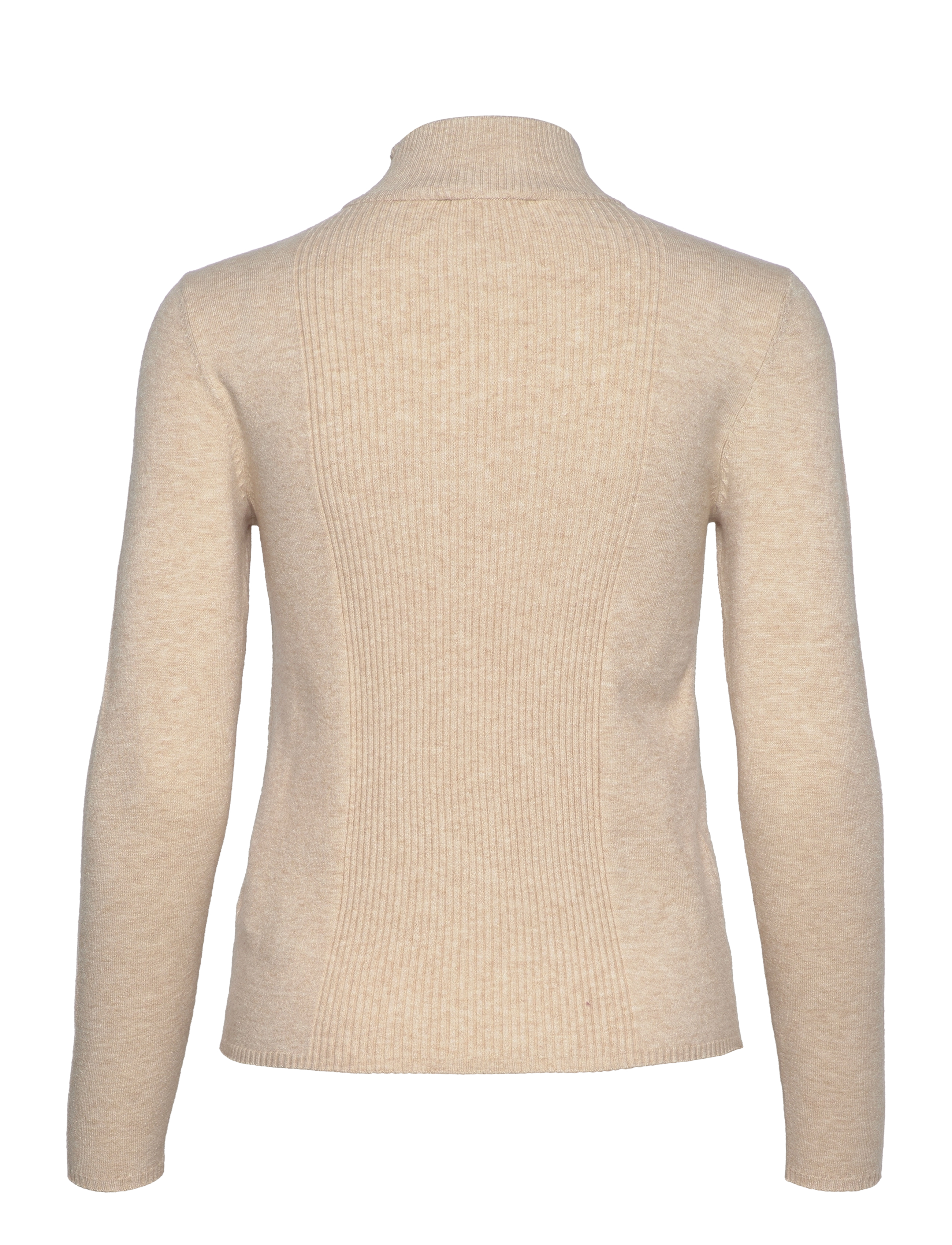 Cream - CRDela High Neck Pullover - oat melange - 1