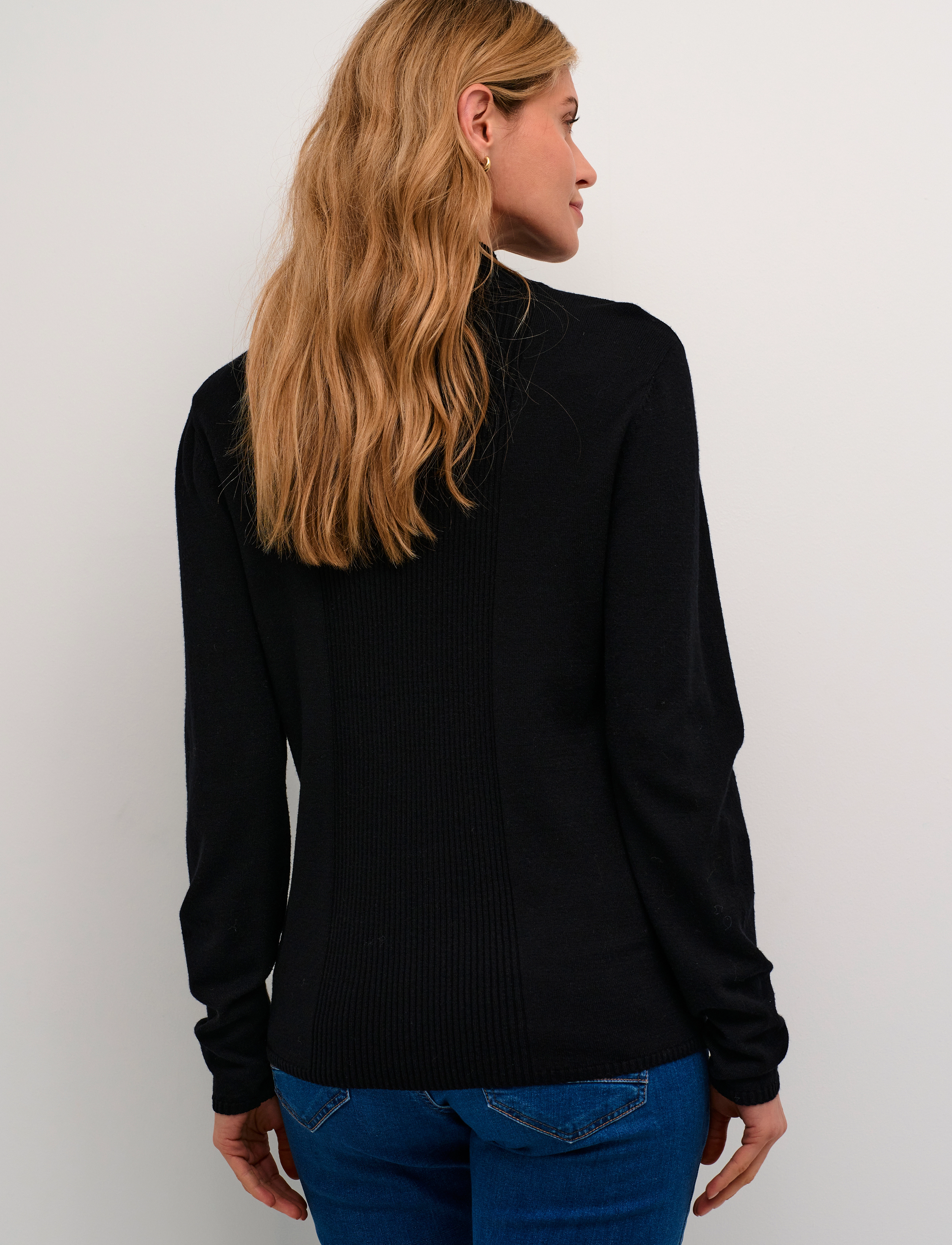 Cream - CRDela High Neck Pullover - pitch black - 4