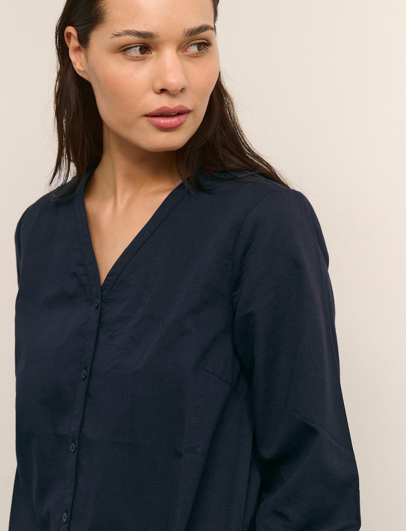 Cream - CRMirna Blouse - pitch black - 5