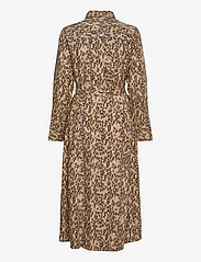 Cream - CRVimma Shirt Dress - Zally Fit - kreklkleitas - gunmetal leopard - 1