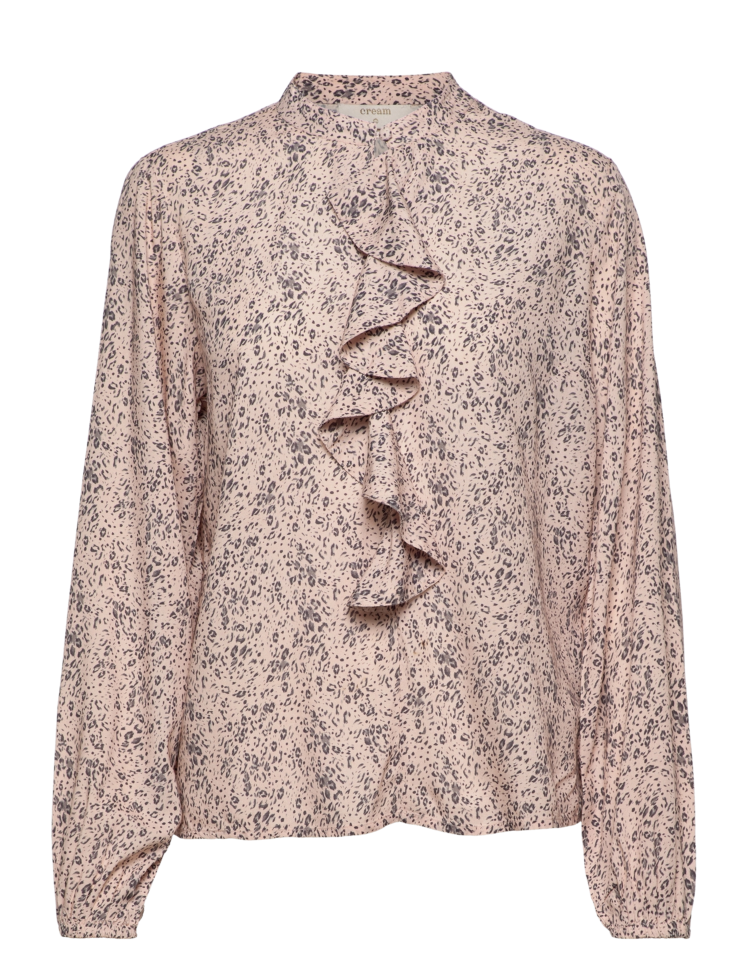 Cream - CRTiah Flounce Blouse - moonlight leo - 1