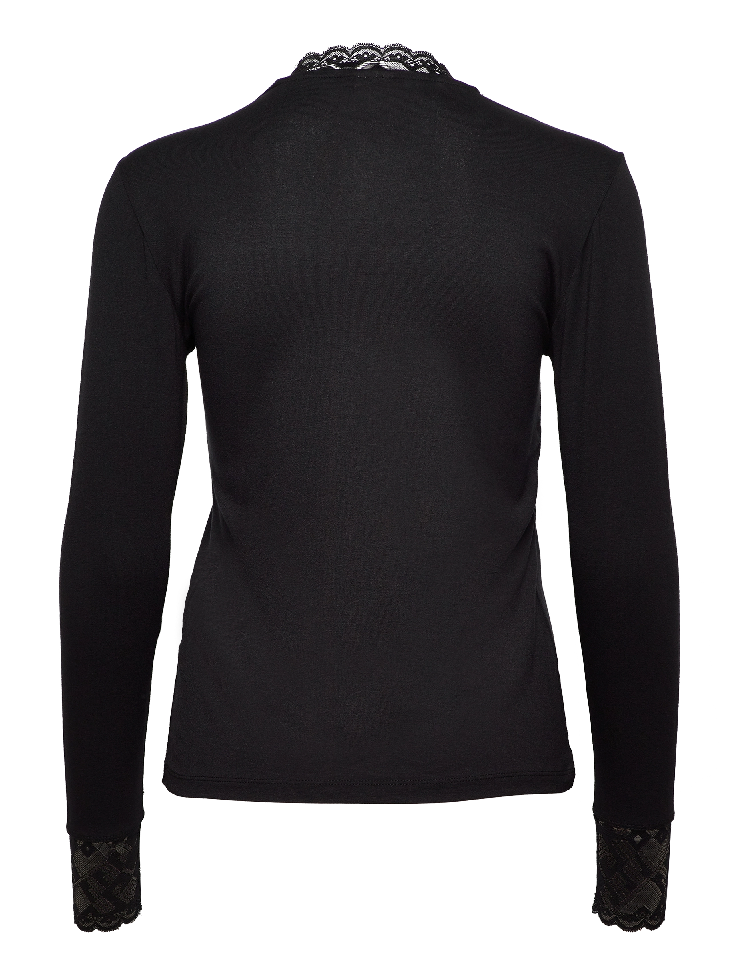 Cream - CRTrulla Jersey Blouse - t-shirts met lange mouwen - pitch black - 2