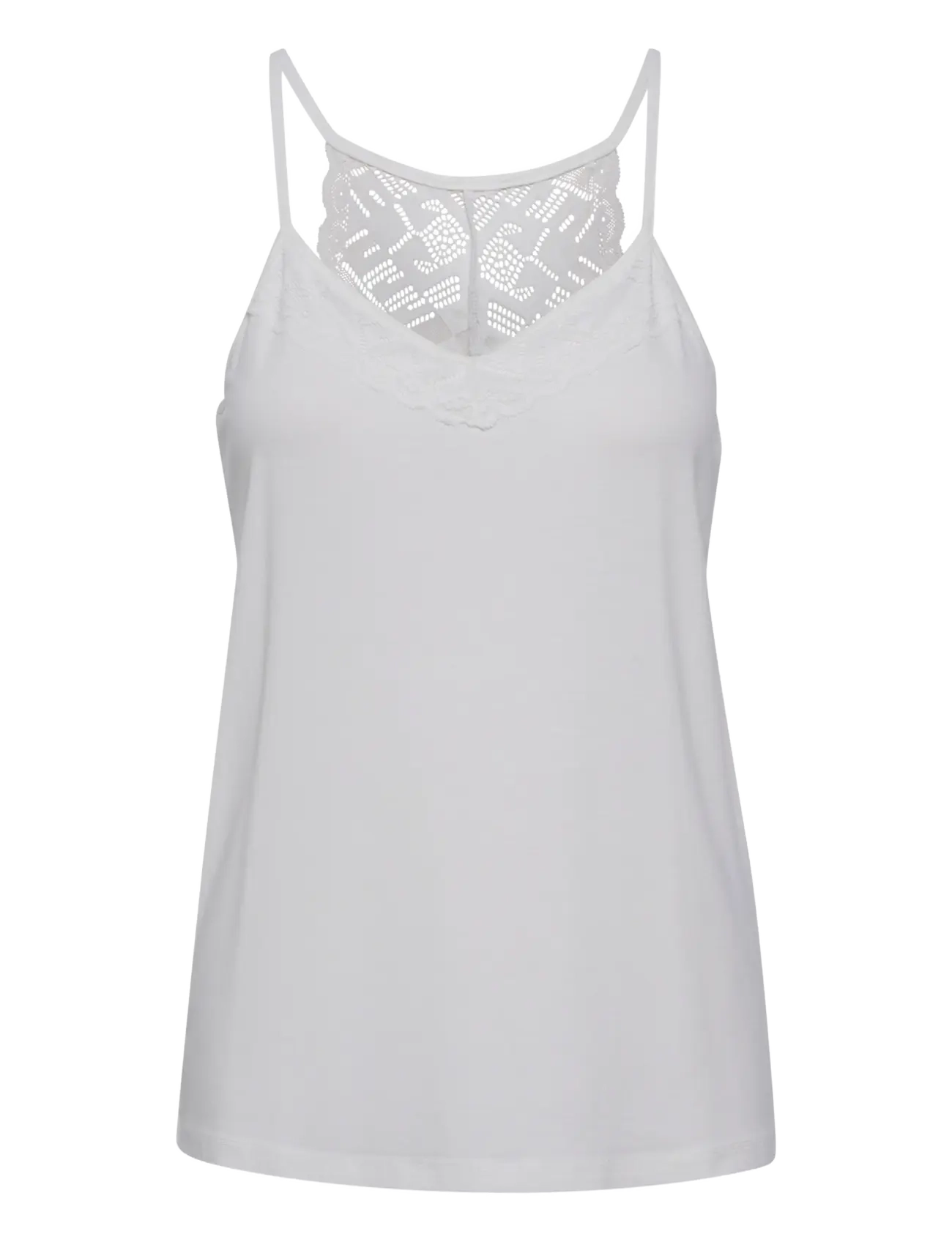 Cream CRTrulla Jersey Top - Kläder - SNOW WHITE / white
