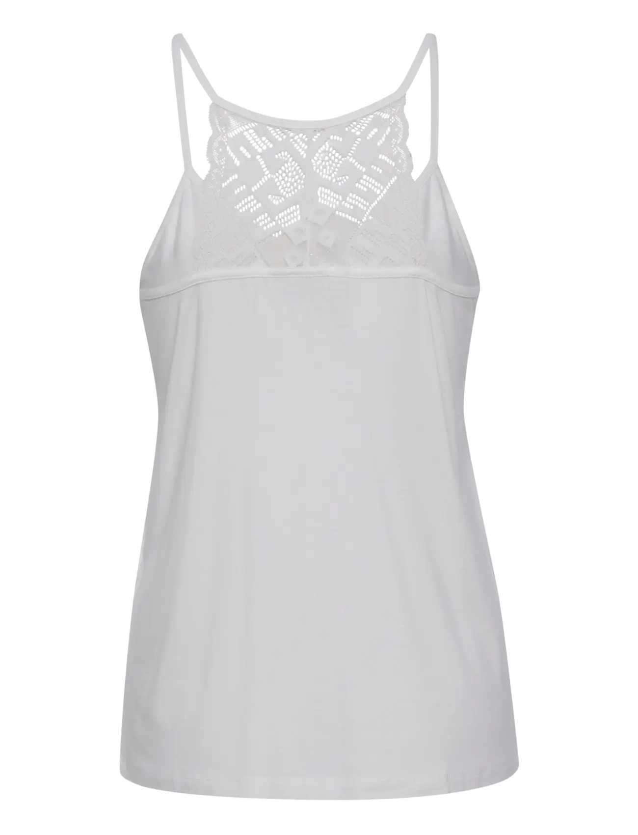 Cream - CRTrulla Jersey Top - linnen - snow white - 2