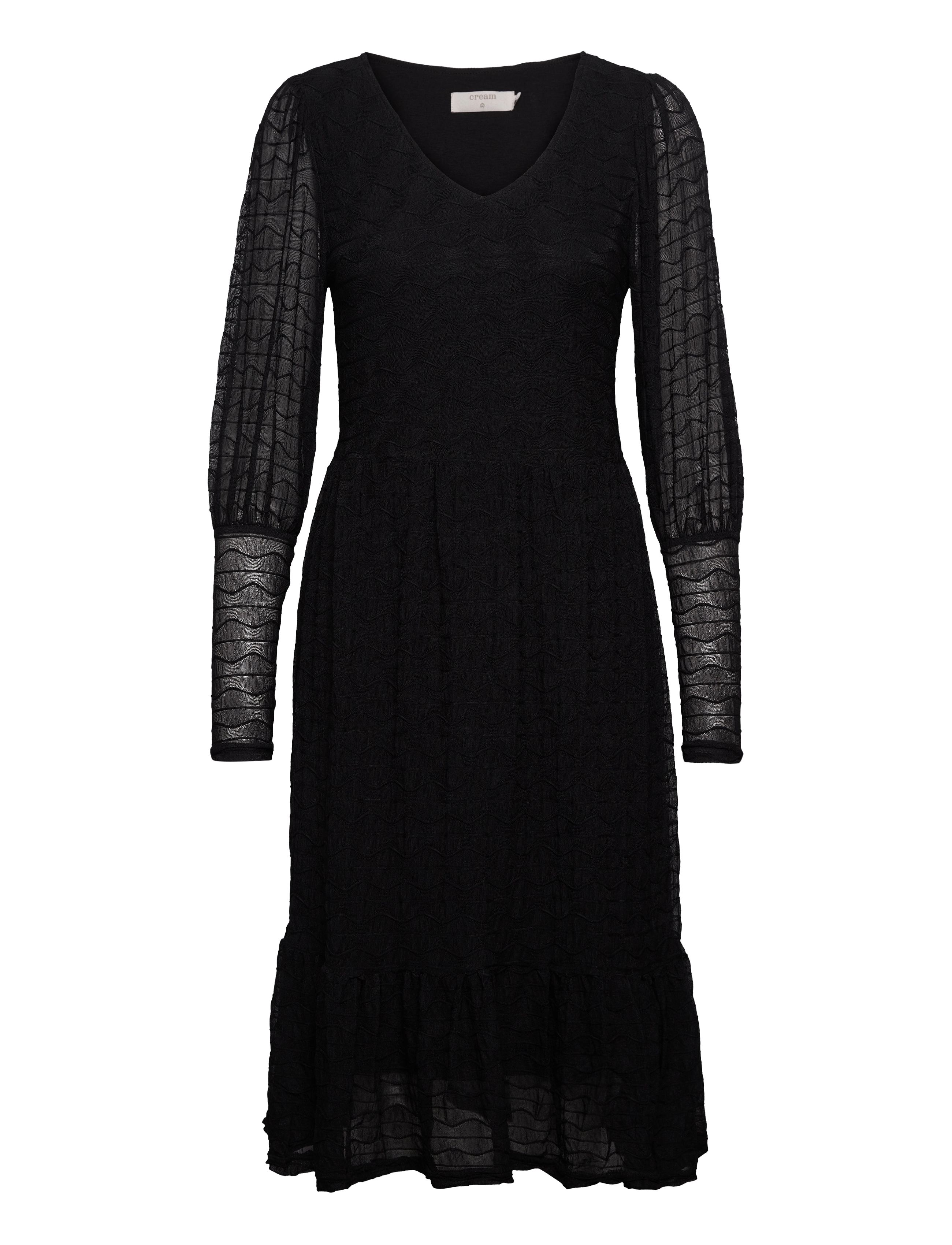 Cream CRMullo Short Dress - Kim Fit - Kleidid - PITCH BLACK / black