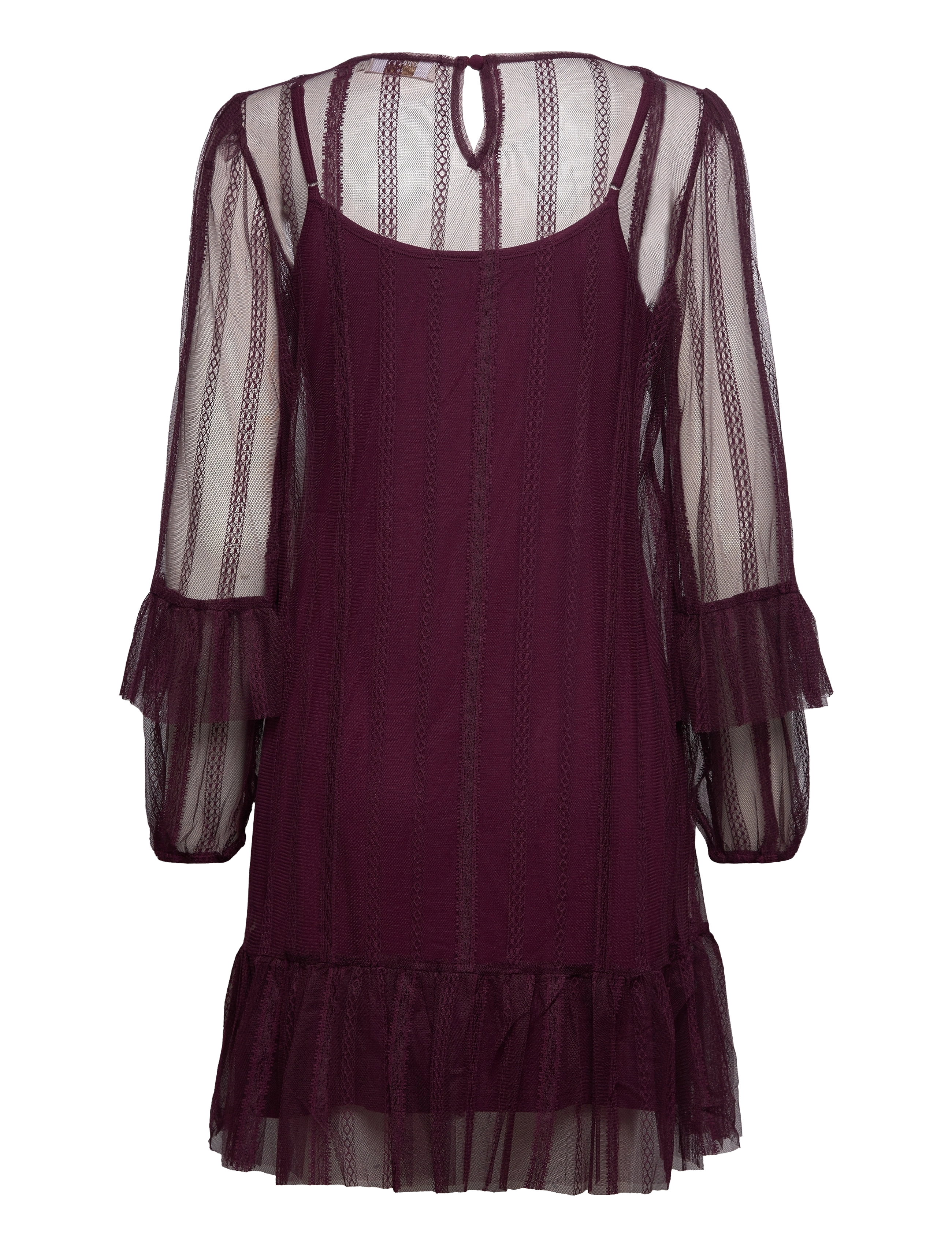 Cream - CRFlake Mesh Dress - Kim Fit - kurze kleider - winetasting - 3