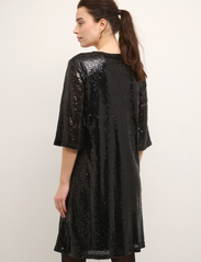 Cream - CRCupid Sequin Dress - Kim Fit - kleitas ar vizuļiem - pitch black - 4