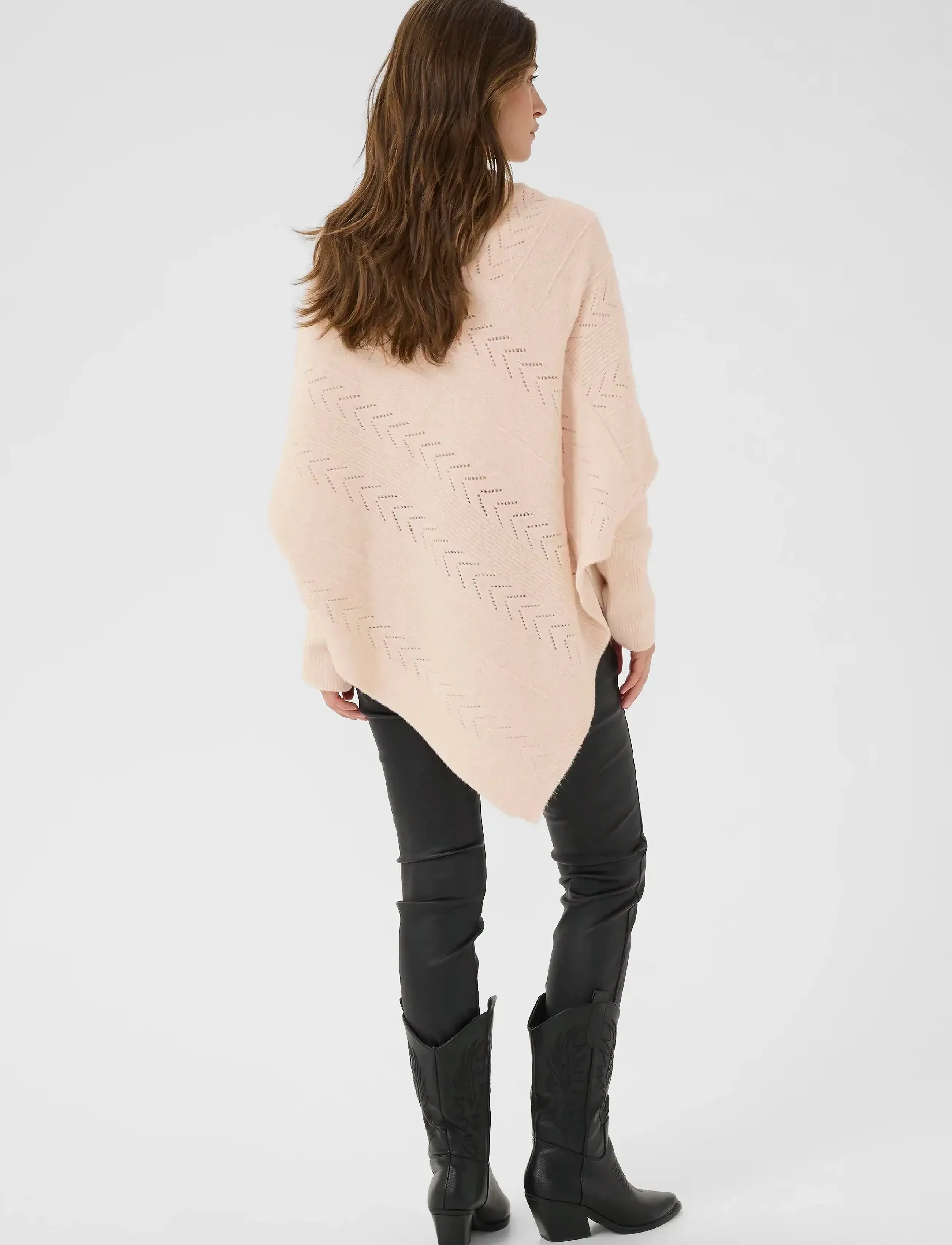 Crholiday Knit Poncho 3