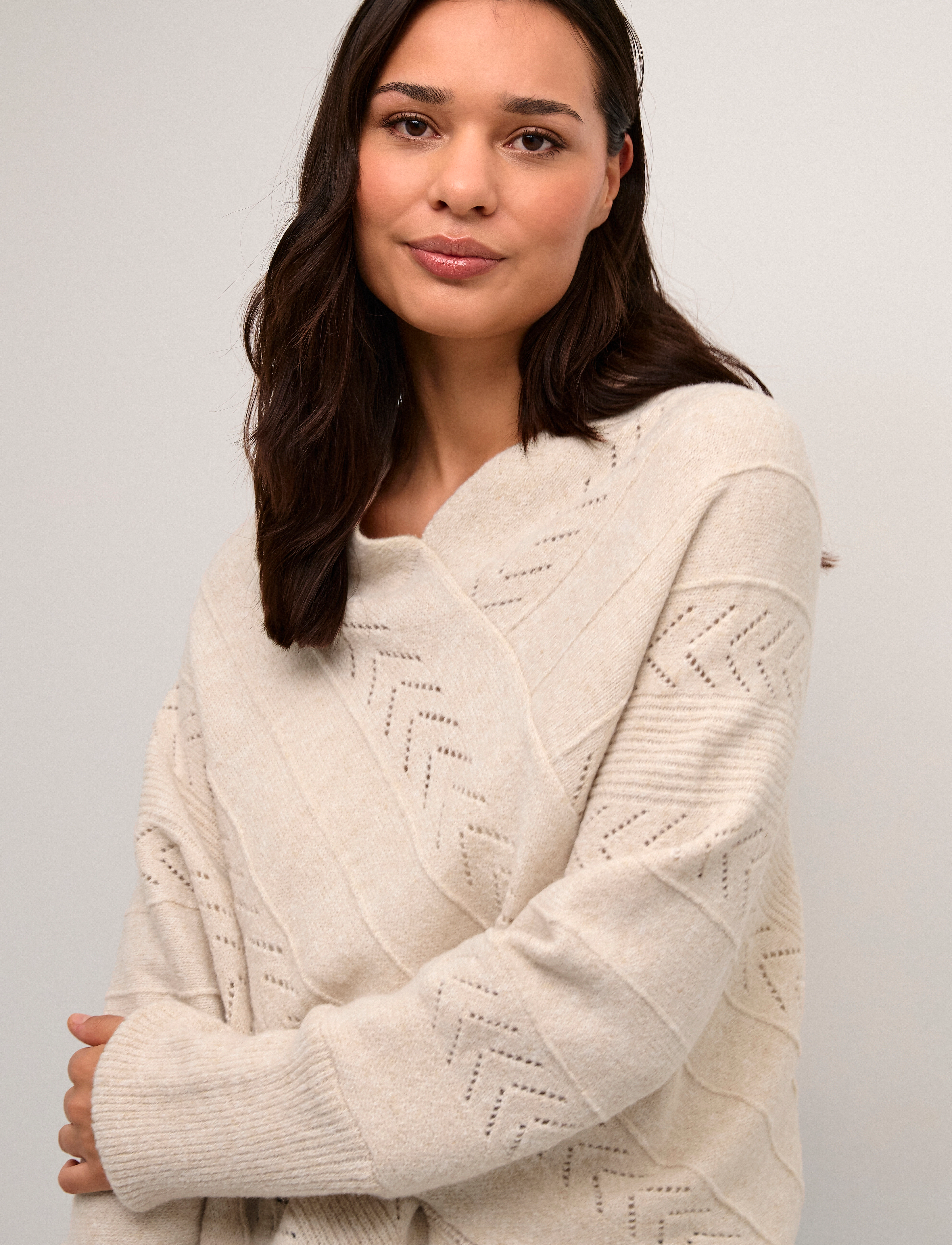 Crholiday Knit Poncho 4