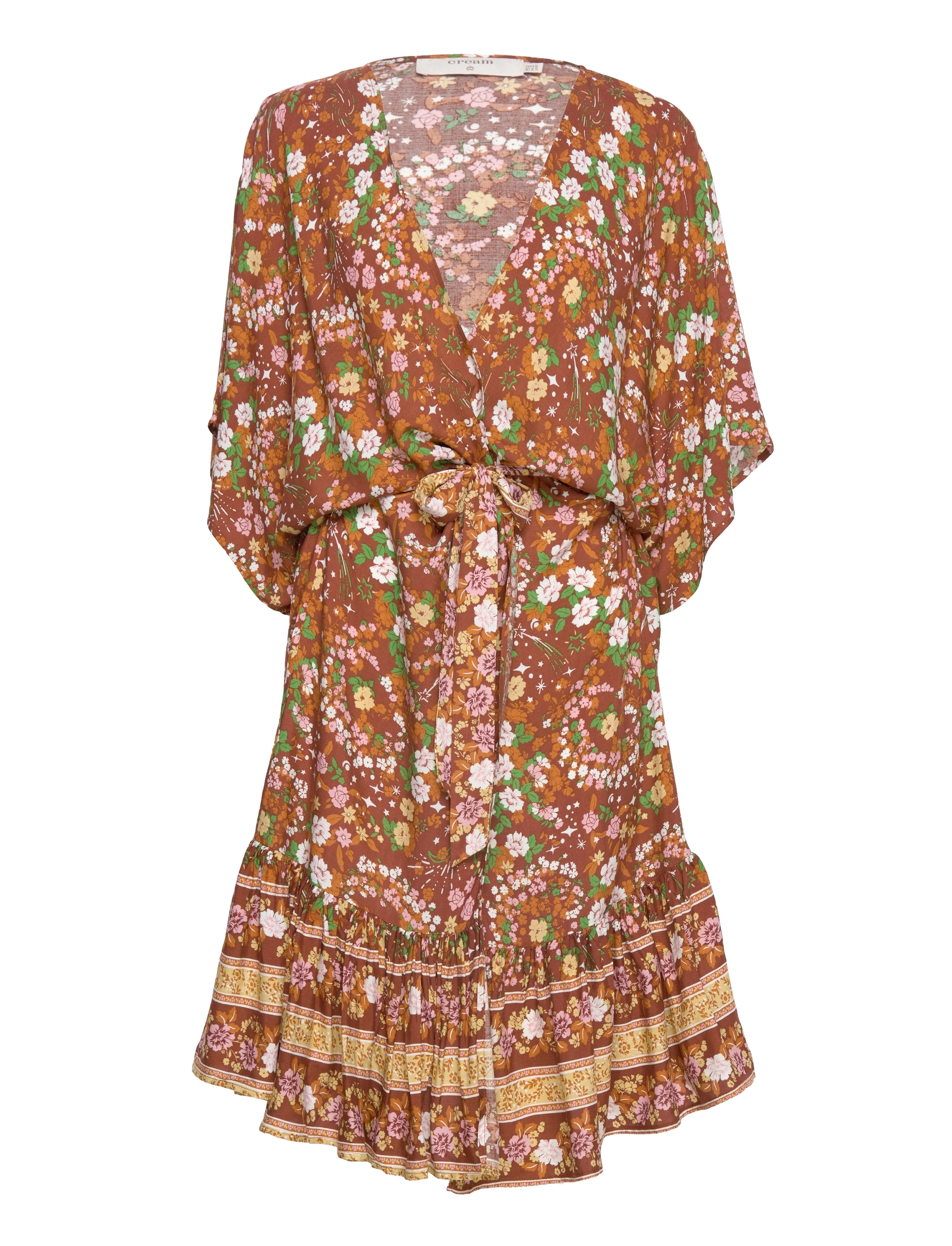 Cream - CRFlukkas Kimono - red flower field - 0