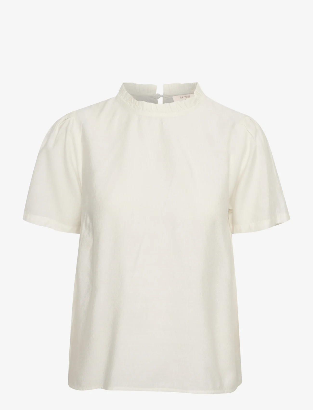Cream - CRliselin SS Blouse - blouses korte mouwen - eggnog - 0