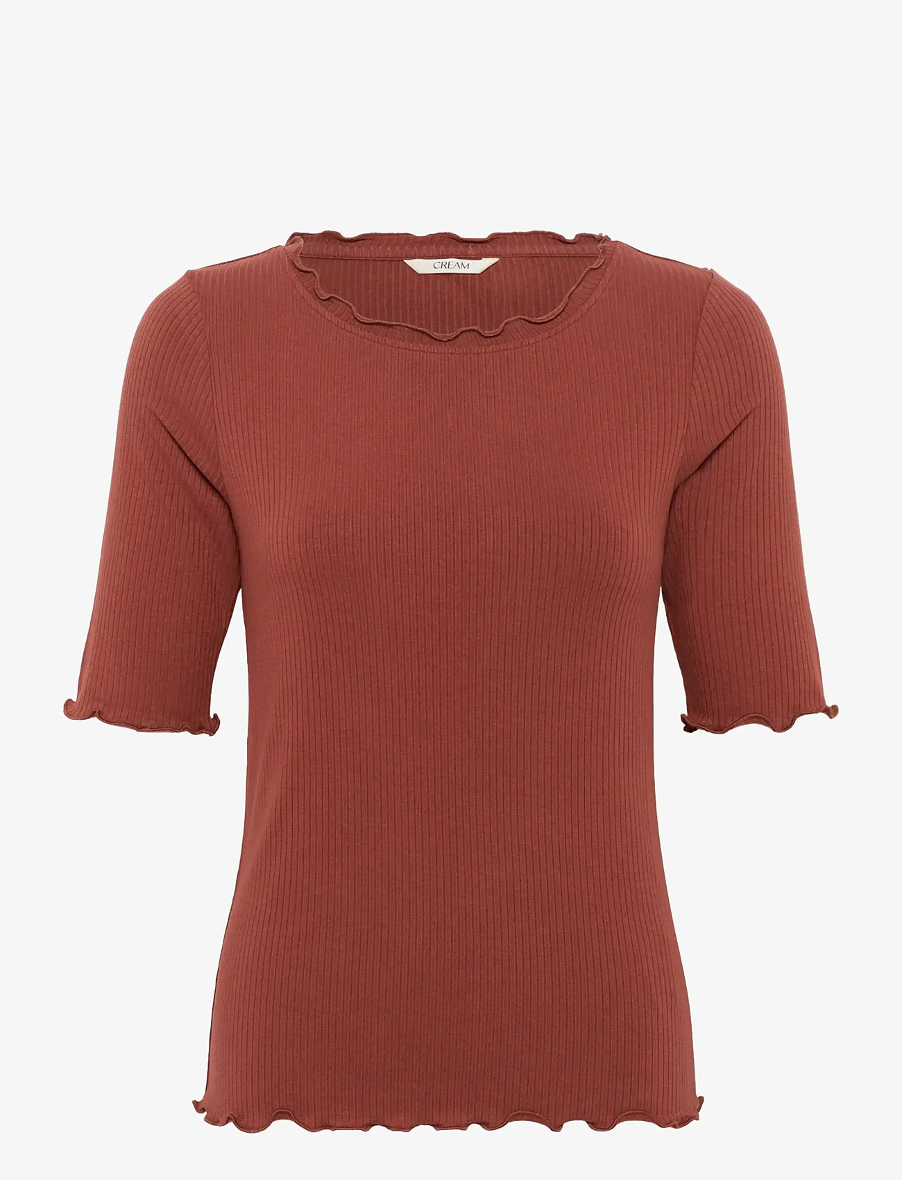 Cream - CRRibba s/s Blouse - sviitrid - brandy snifter - 1