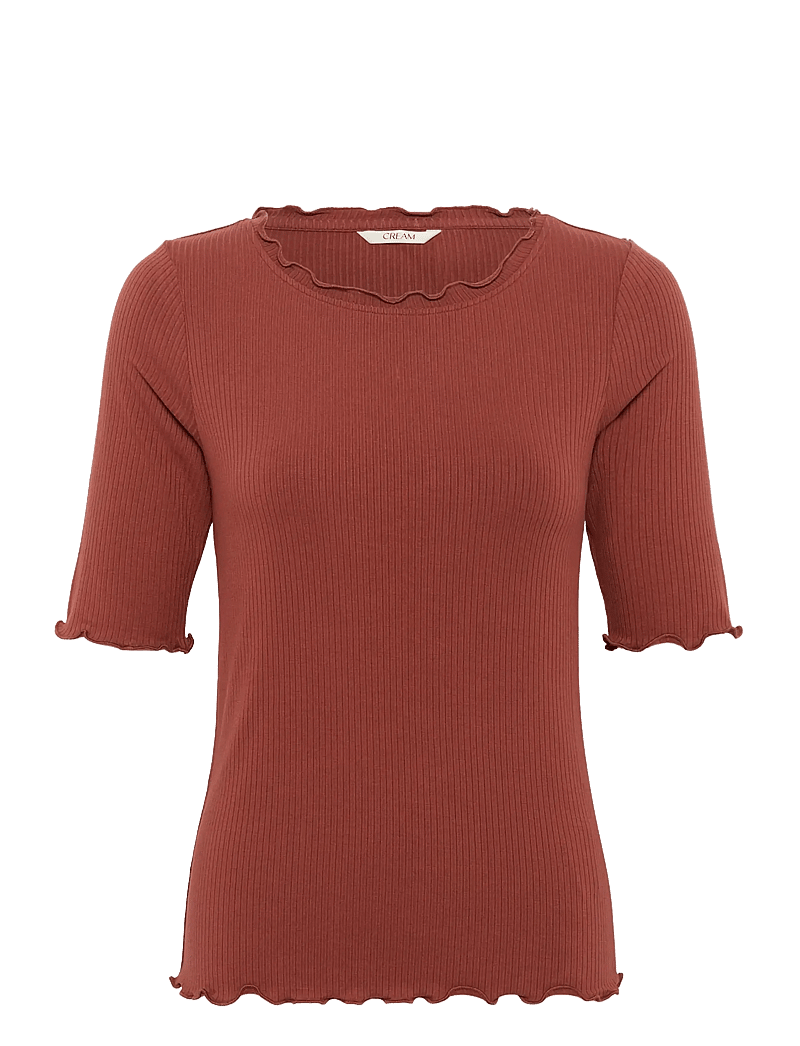 Cream - CRRibba s/s Blouse - pullover - brandy snifter - 1