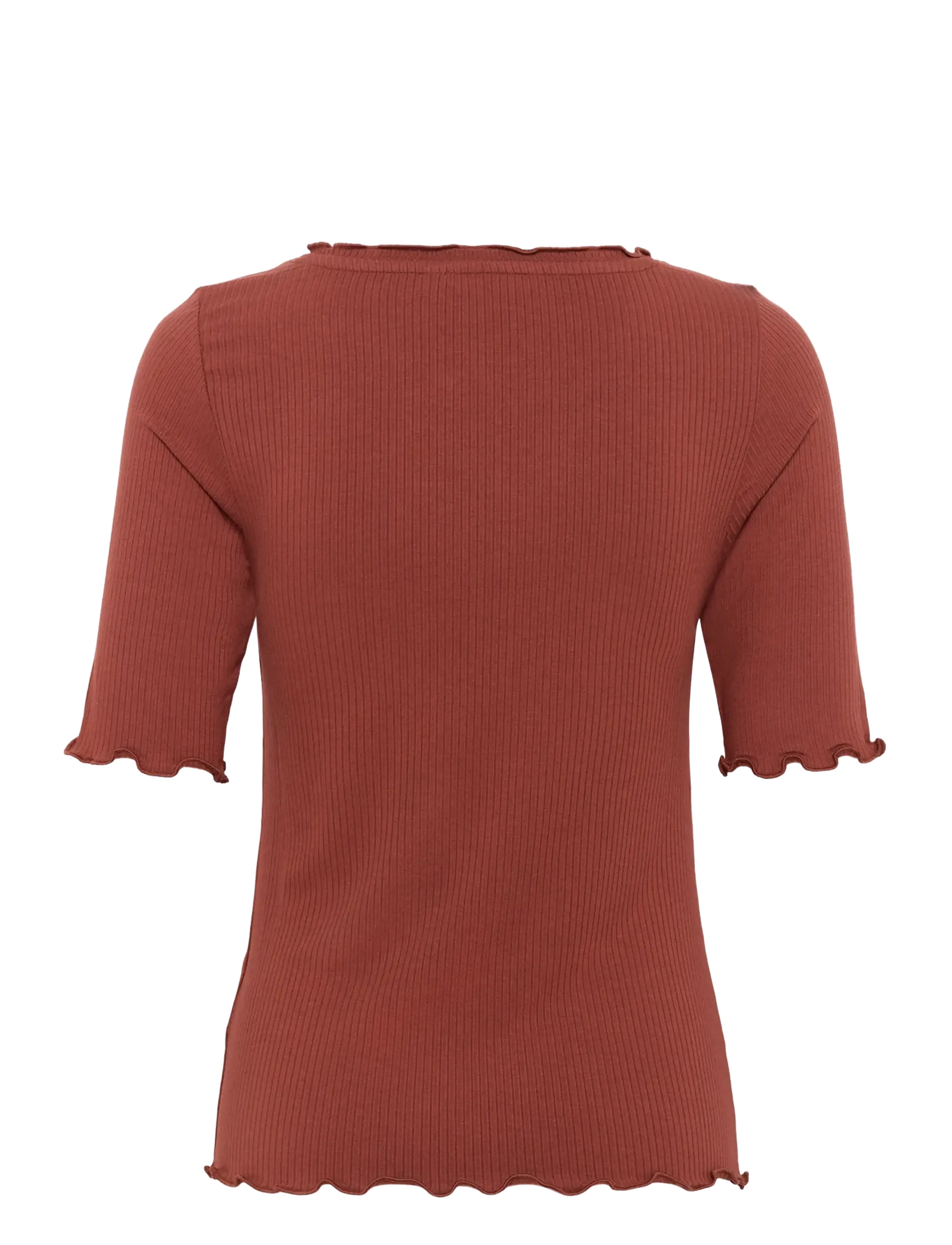 Cream - CRRibba s/s Blouse - jumpers - brandy snifter - 2