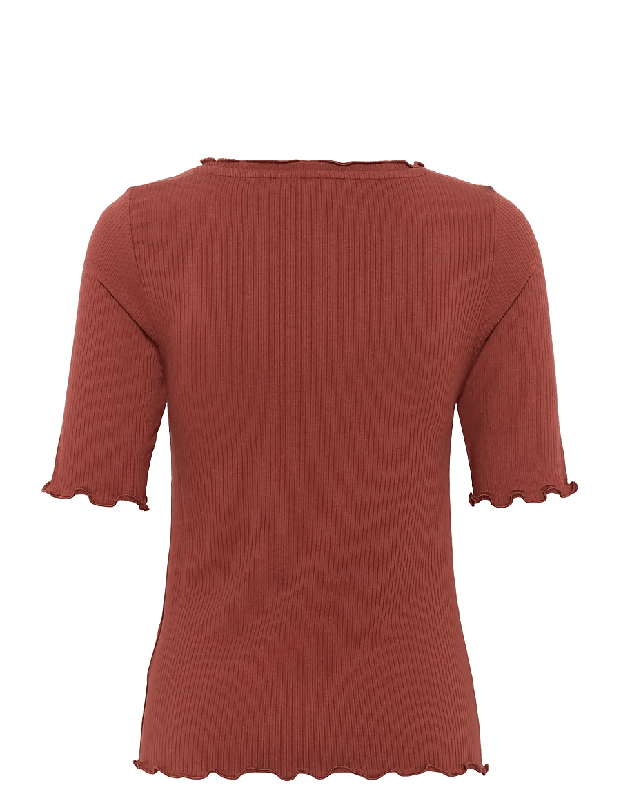Cream - CRRibba s/s Blouse - pullover - brandy snifter - 2