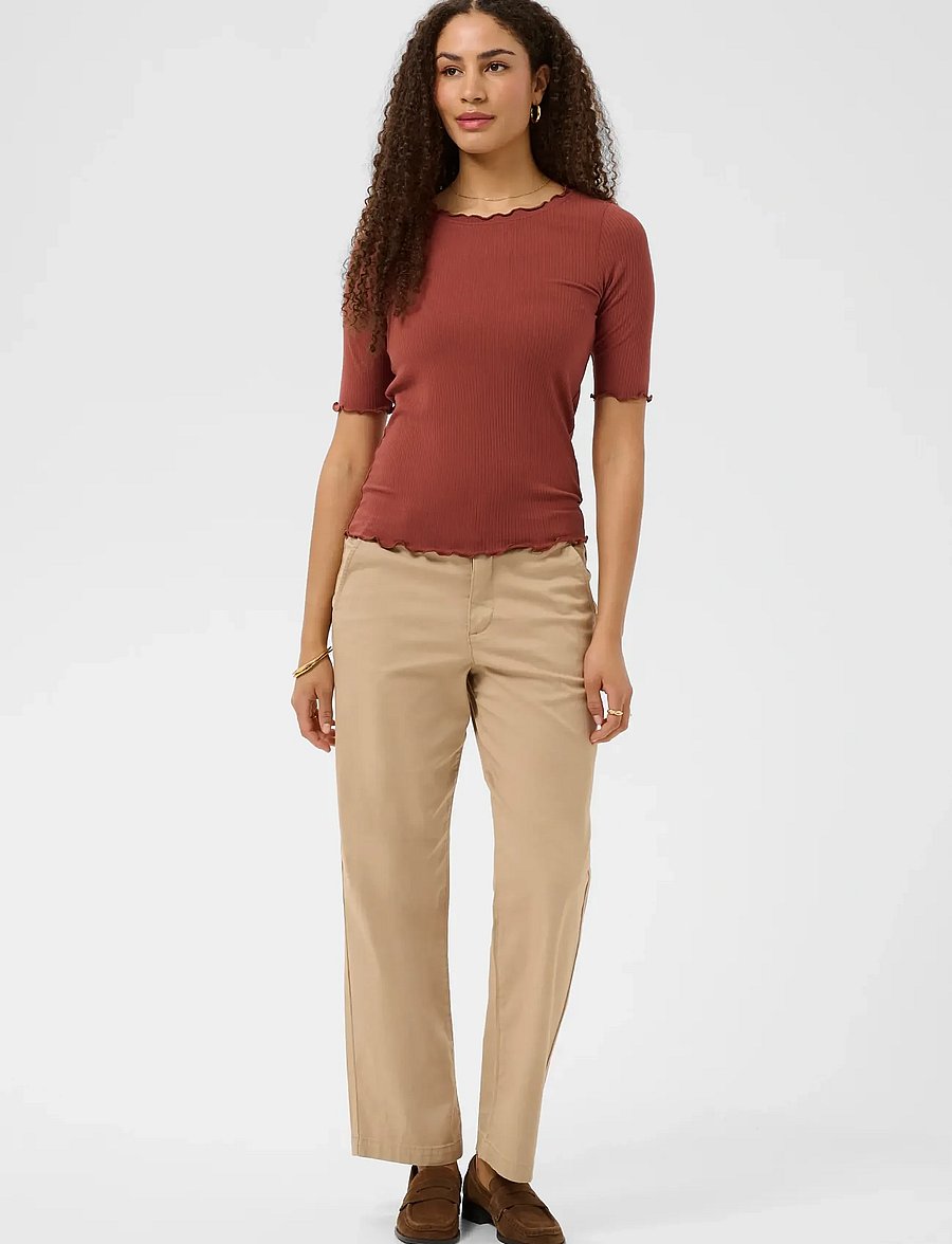 Cream - CRRibba s/s Blouse - pullover - brandy snifter - 3