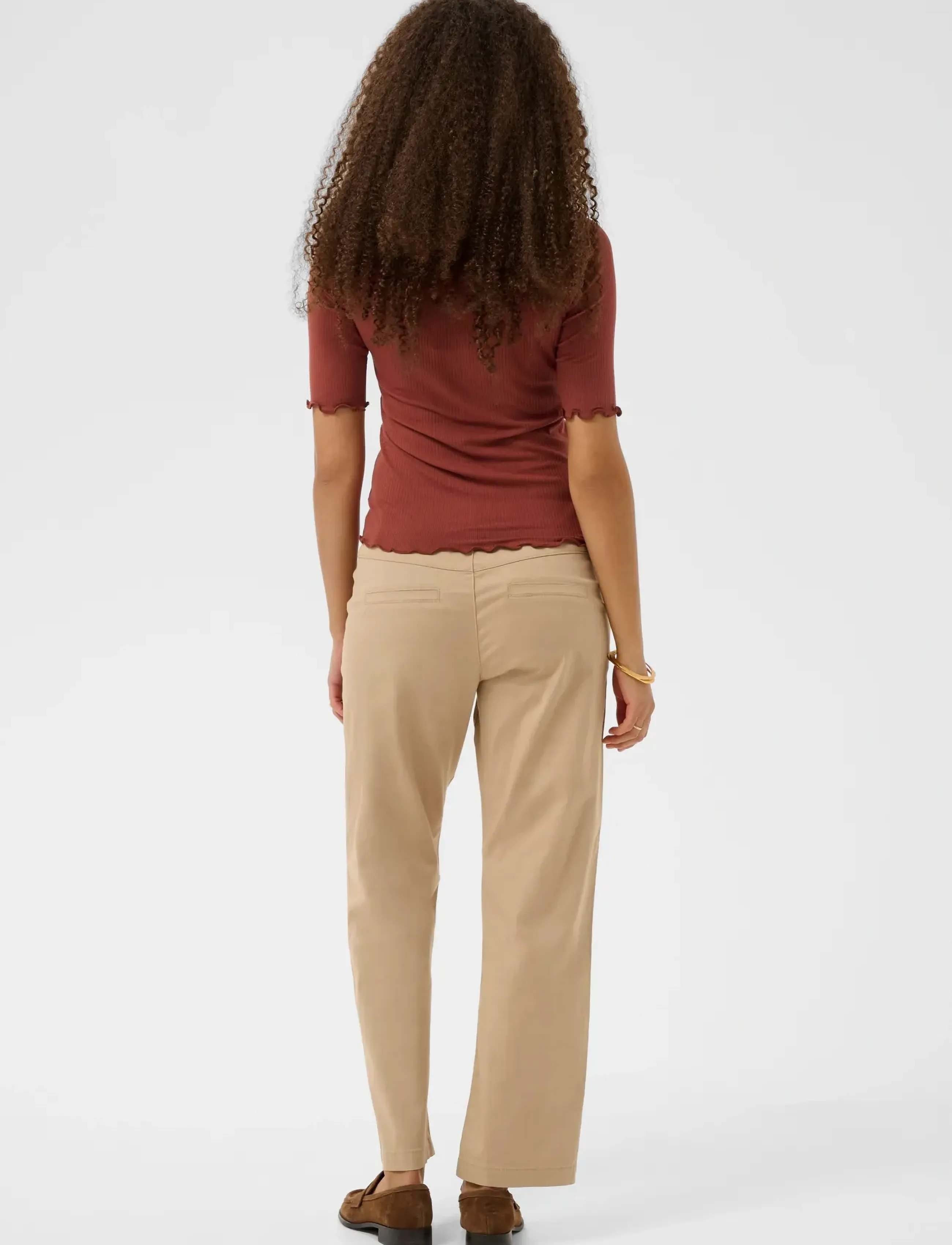 Cream - CRRibba s/s Blouse - jumpers - brandy snifter - 4