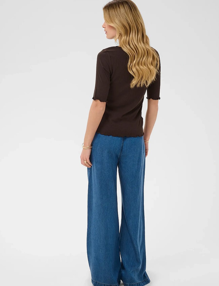 Cream - CRRibba s/s Blouse - gebreide truien - java - 4