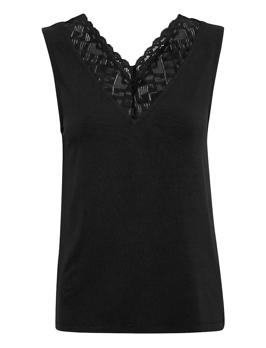 Cream - CRTrulla Top - hauts sans manches - pitch black - 1