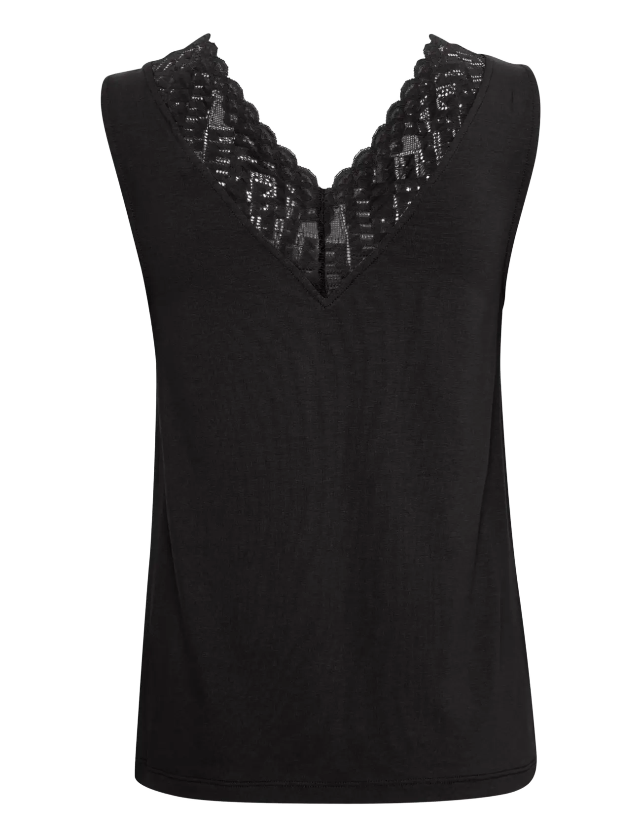 Cream - CRTrulla Top - linnen - pitch black - 2