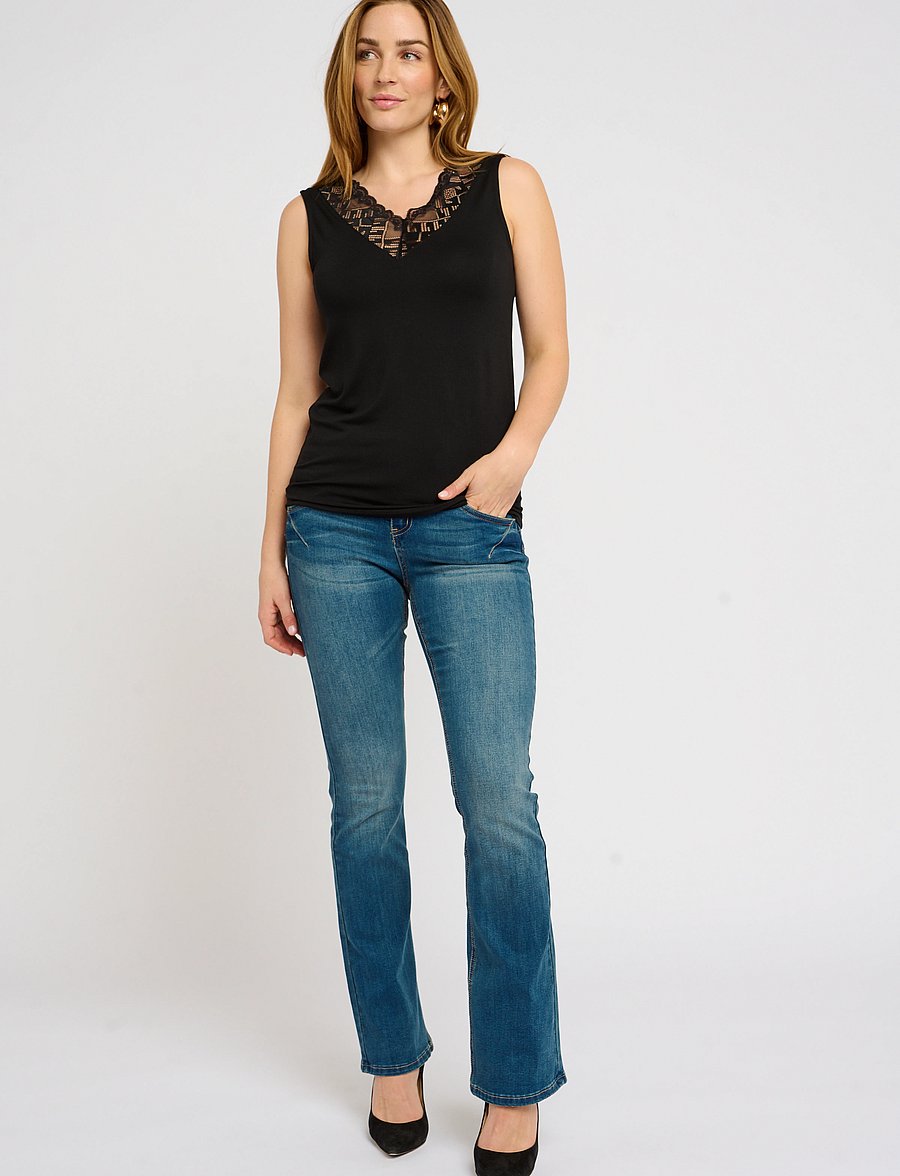 Cream - CRTrulla Top - hauts sans manches - pitch black - 3