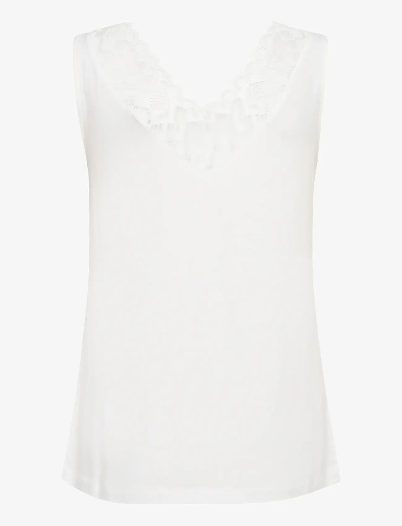 Cream - CRTrulla Top - tanktops - snow white - 2