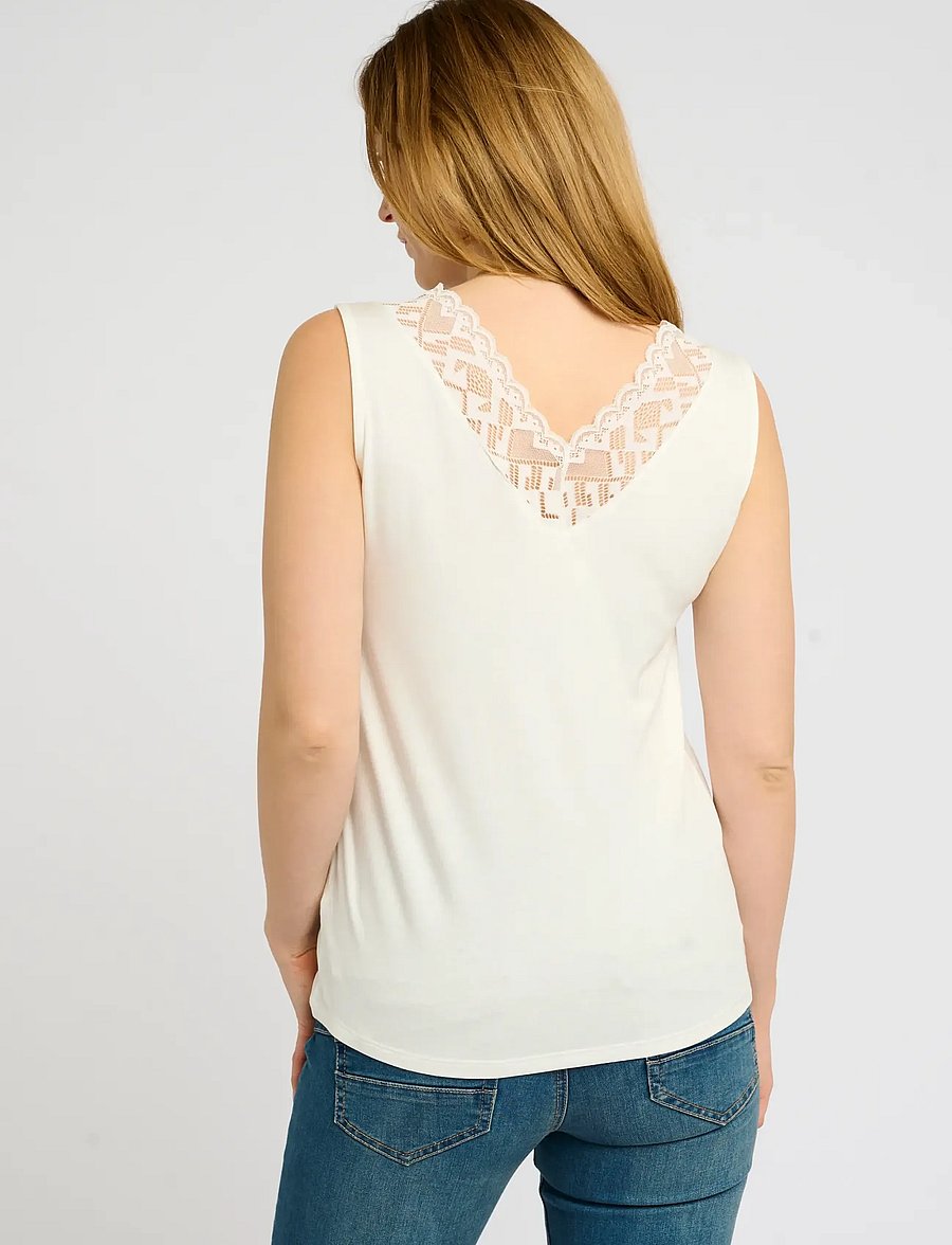 Cream - CRTrulla Top - varrukateta topid - snow white - 5