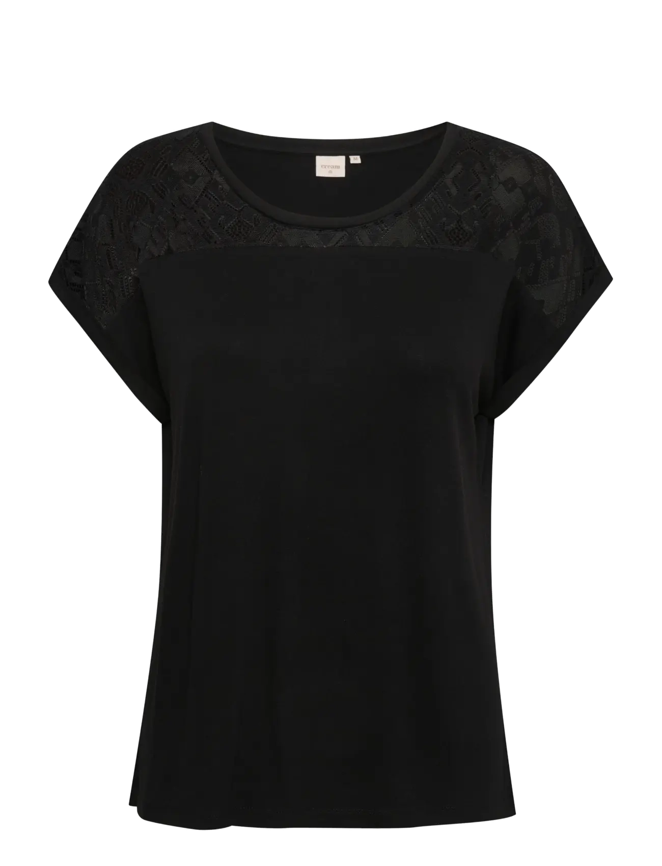CREAM Crtrulla Jersey T-Shirt Schwarz - XL - Damen