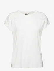 Cream - CRTrulla Jersey T-Shirt - mažiausios kainos - snow white - 0