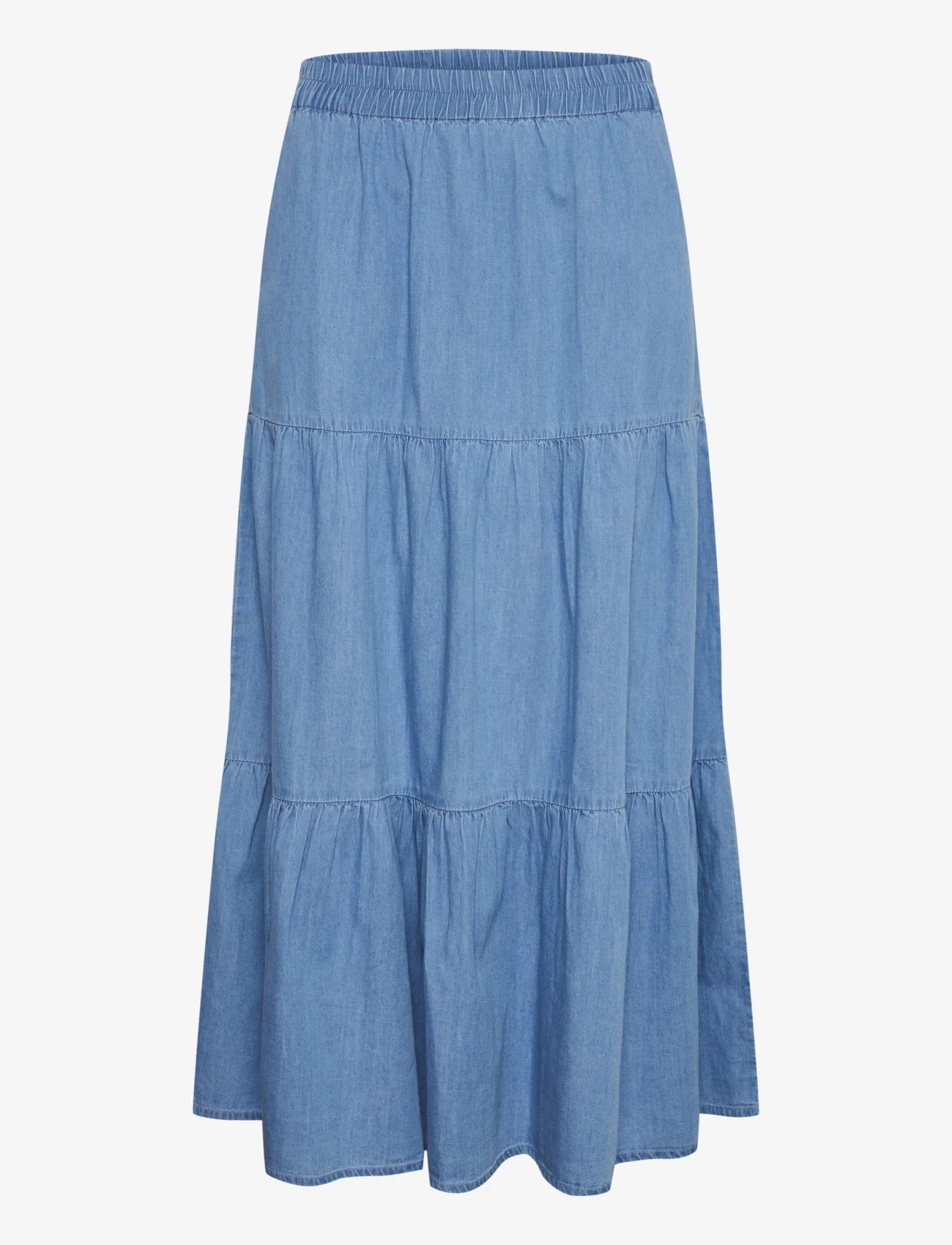 Cream - CRViola Skirt - jeanskjolar - blue denim - 1
