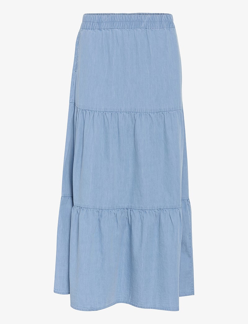 Cream - CRViola Skirt - jeanskjolar - blue denim - 1