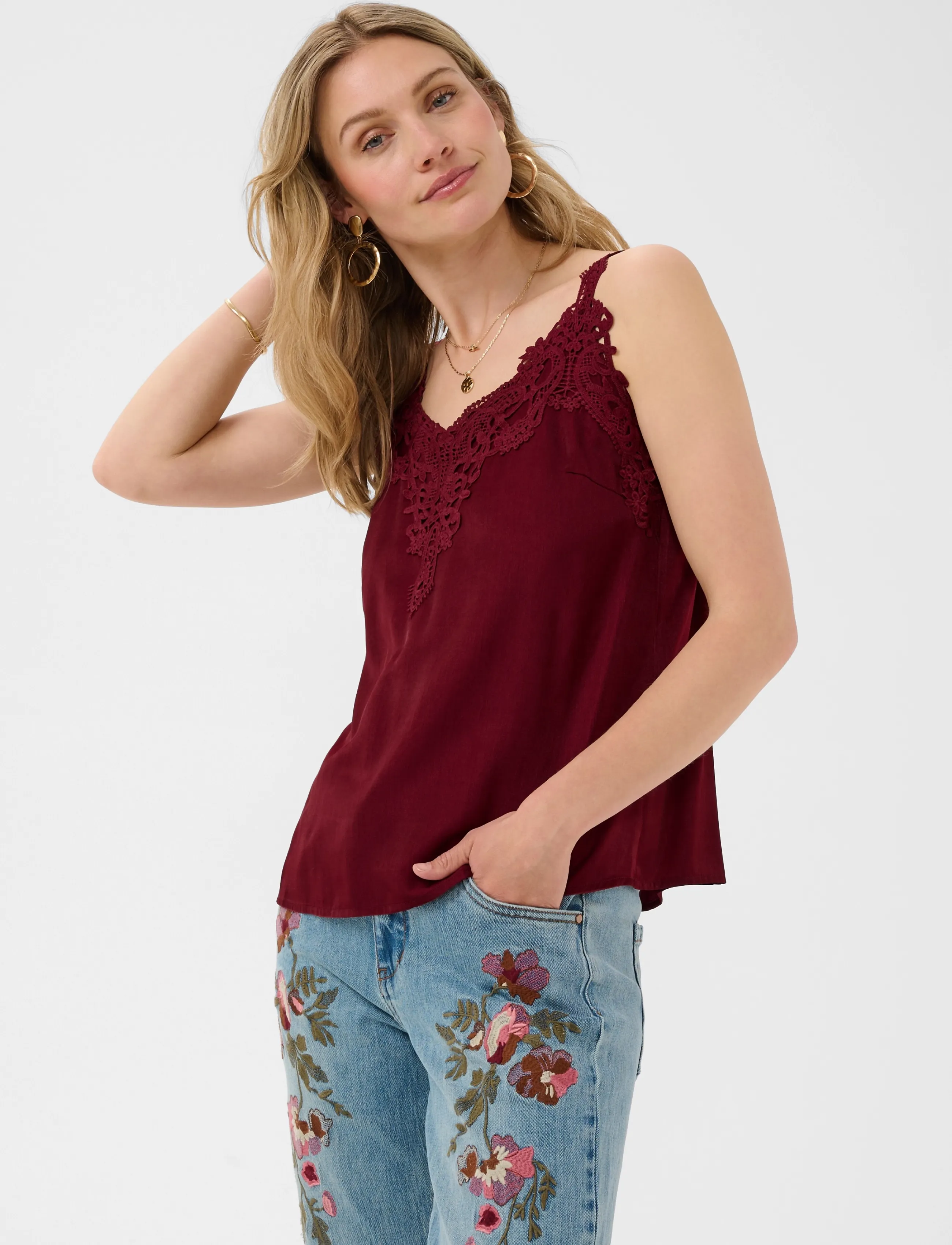 Cream - CRAnna Top - Ärmellose blusen - cabernet - 2