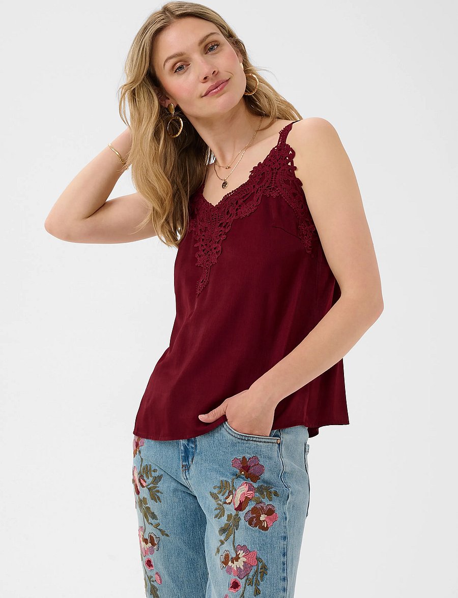 Cream - CRAnna Top - Ärmellose blusen - cabernet - 2