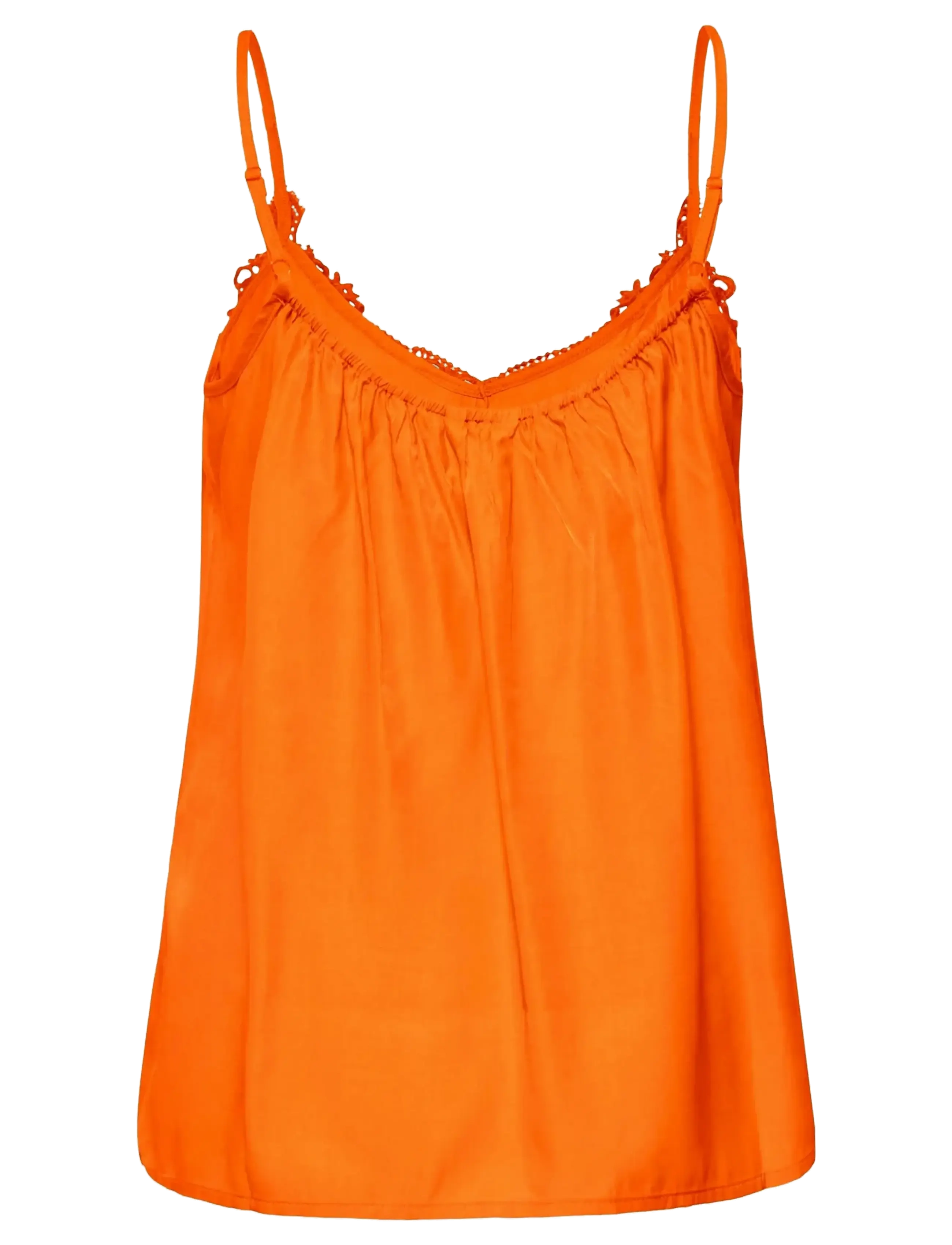 Cream - CRAnna Top - sleeveless blouses - celosia orange - 2