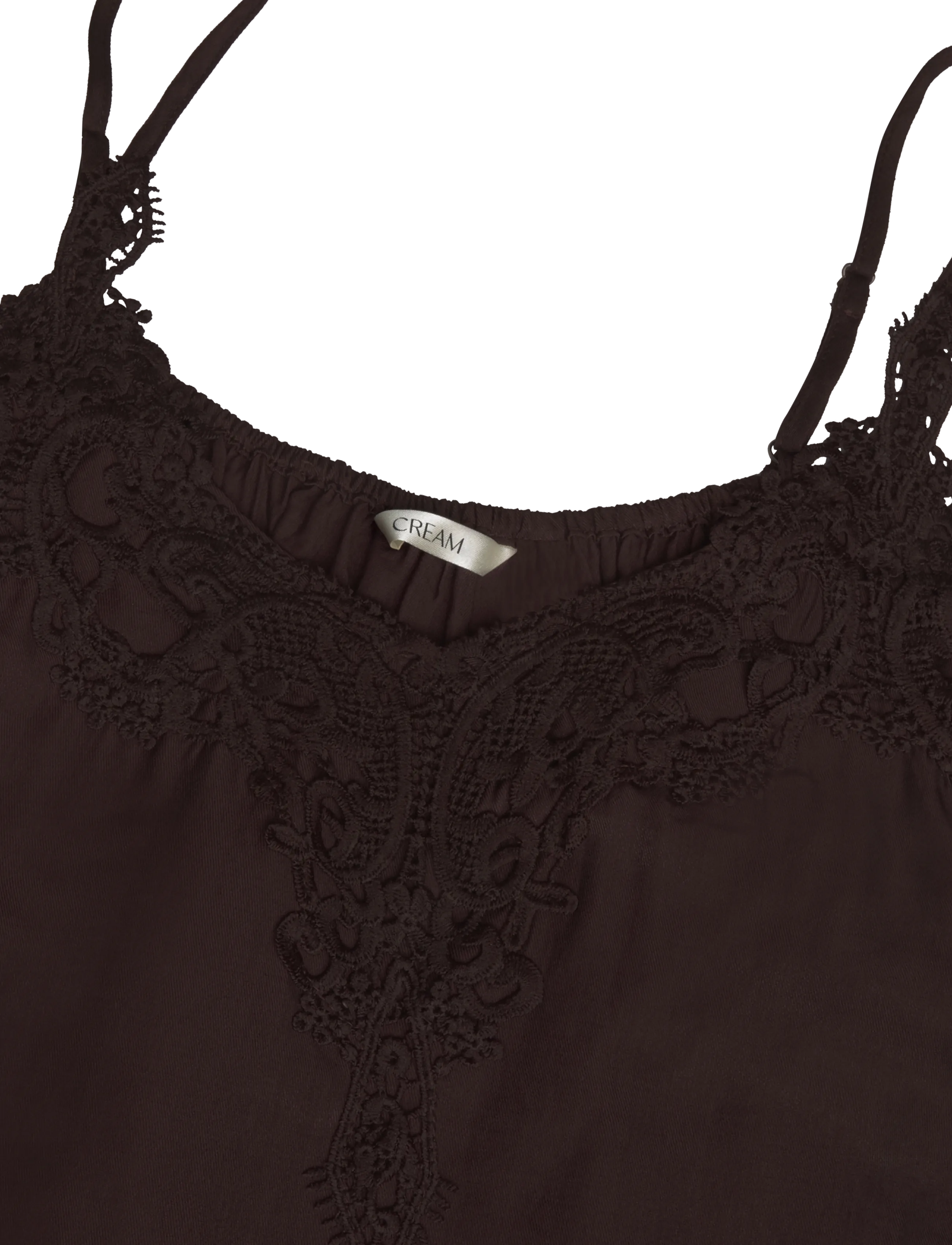 Cream - CRANNA TOP - varrukateta pluusid - chocolate plum - 3